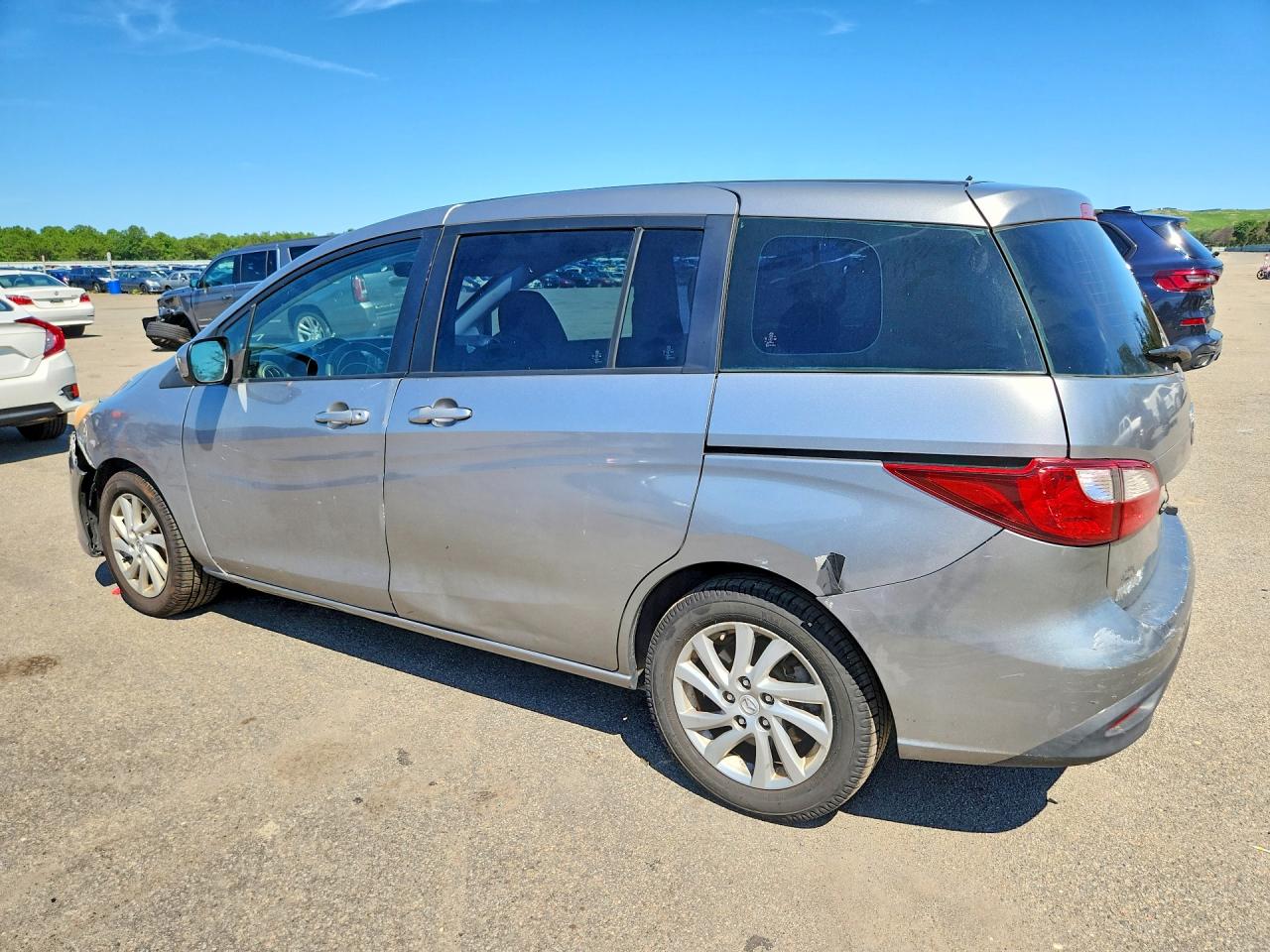 2012 Mazda 5 Silver vin: JM1CW2BL5C0105376