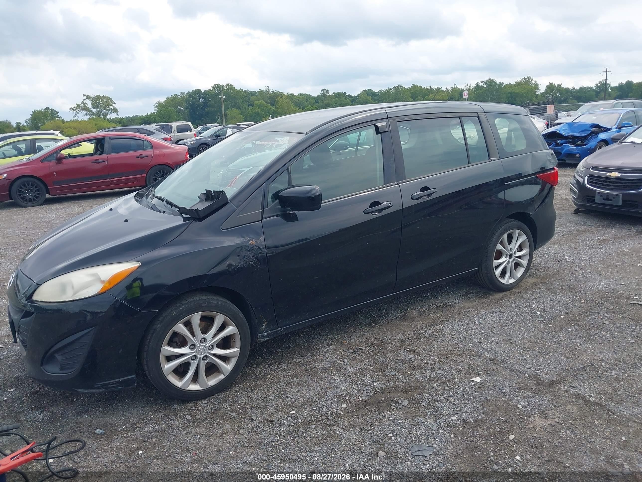 2012 Mazda Mazda5 Sport Black vin: JM1CW2BL5C0116474