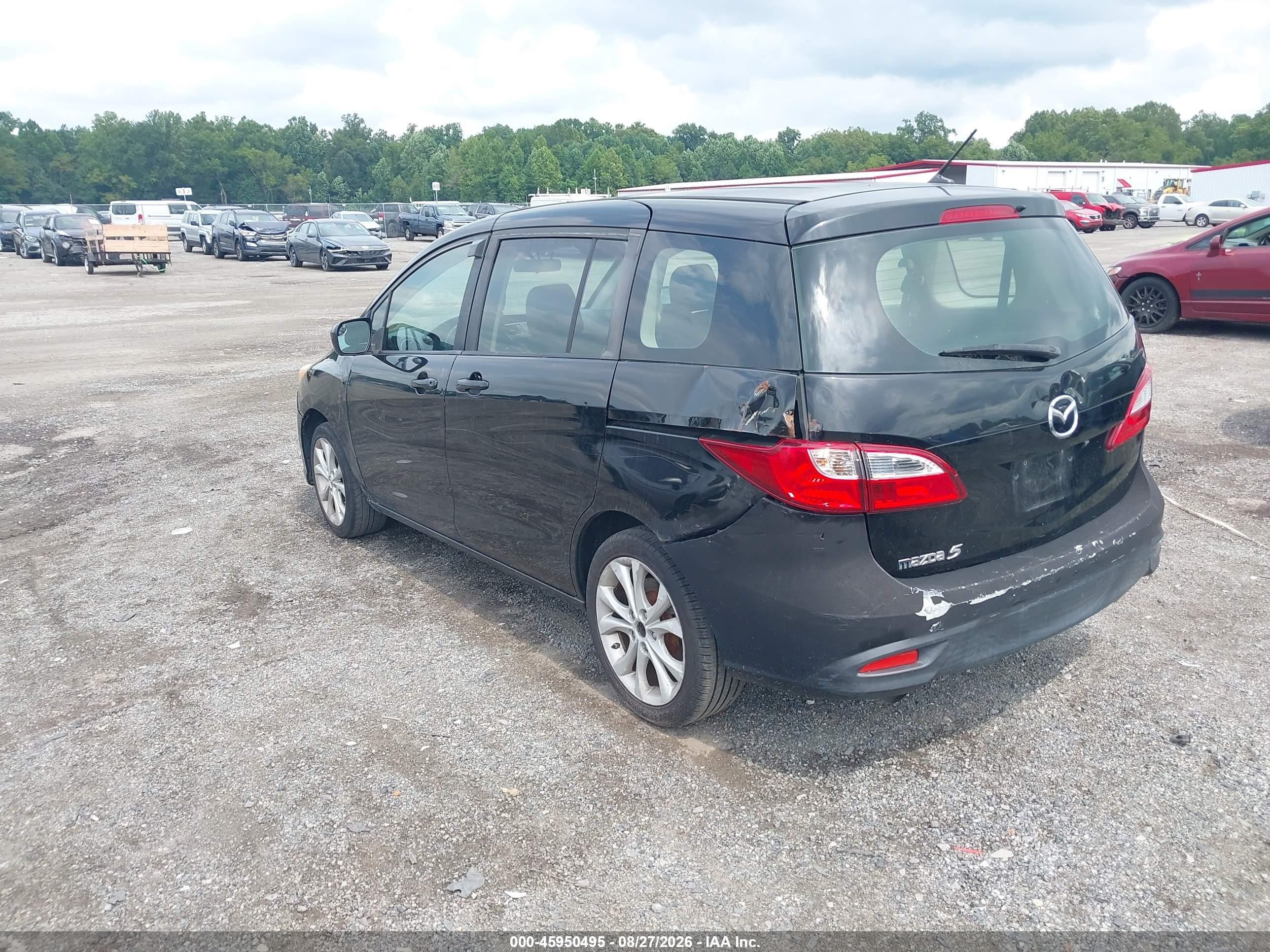 2012 Mazda Mazda5 Sport Black vin: JM1CW2BL5C0116474