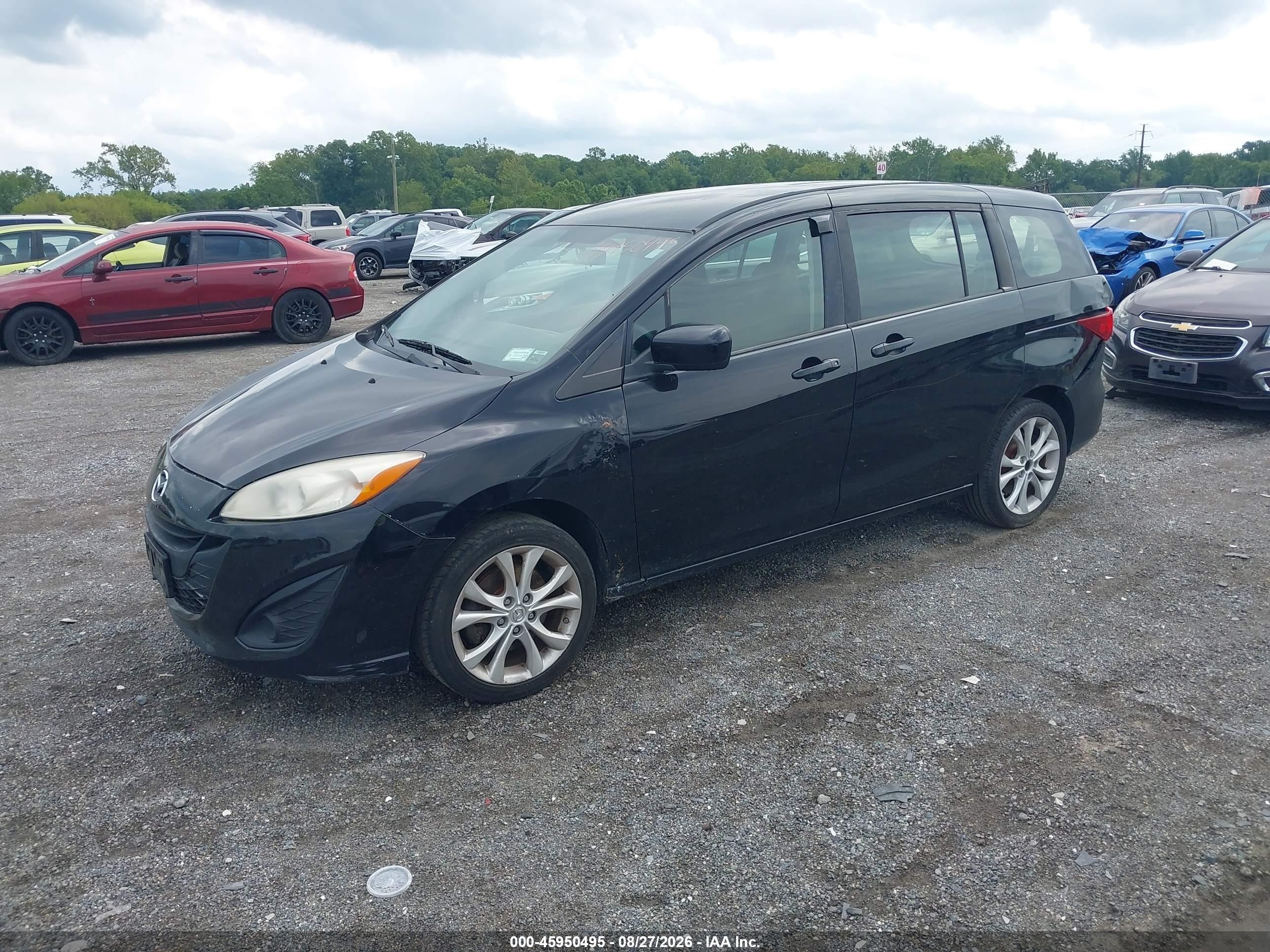2012 Mazda Mazda5 Sport Black vin: JM1CW2BL5C0116474