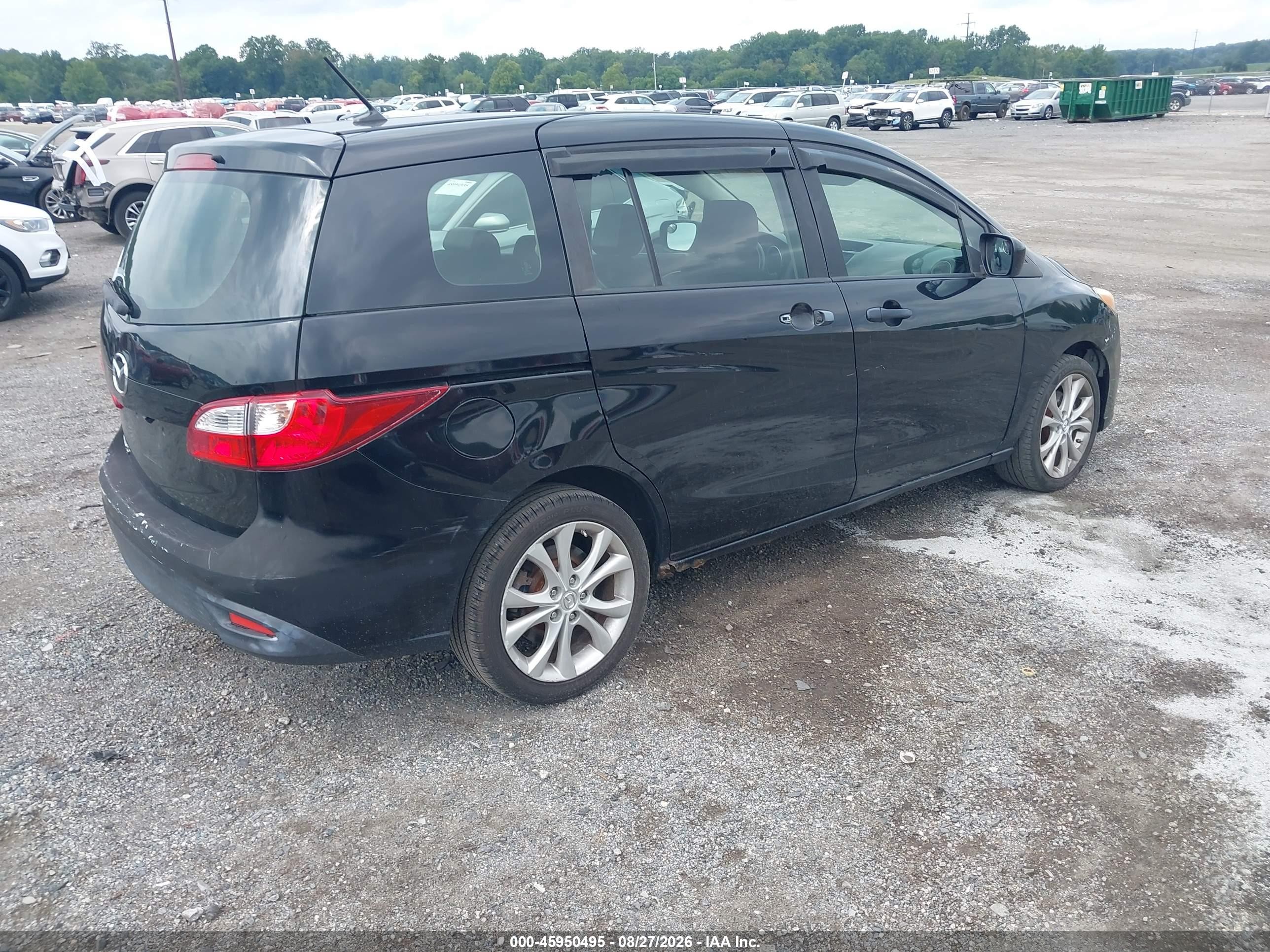 2012 Mazda Mazda5 Sport Black vin: JM1CW2BL5C0116474