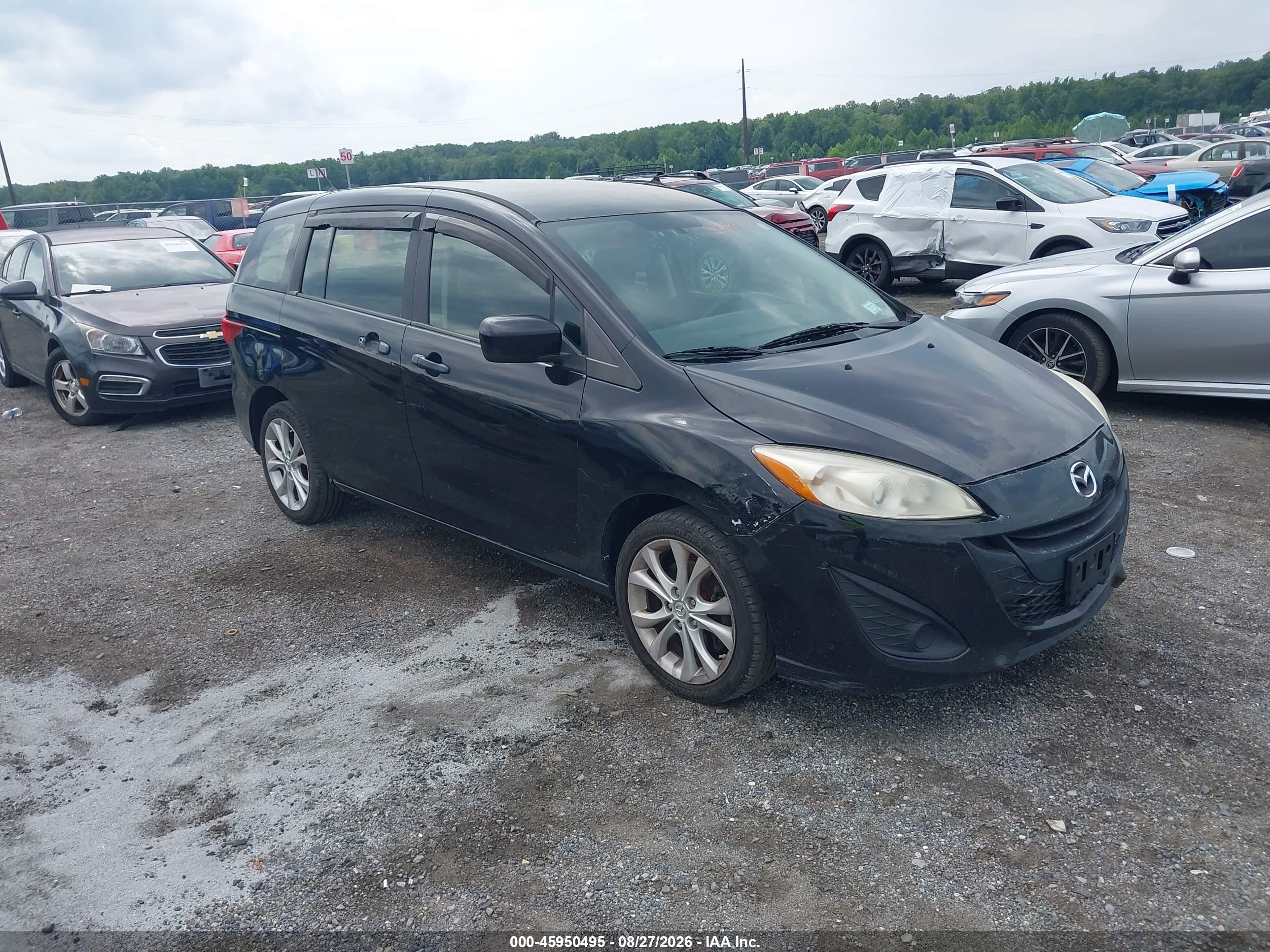 2012 Mazda Mazda5 Sport Black vin: JM1CW2BL5C0116474