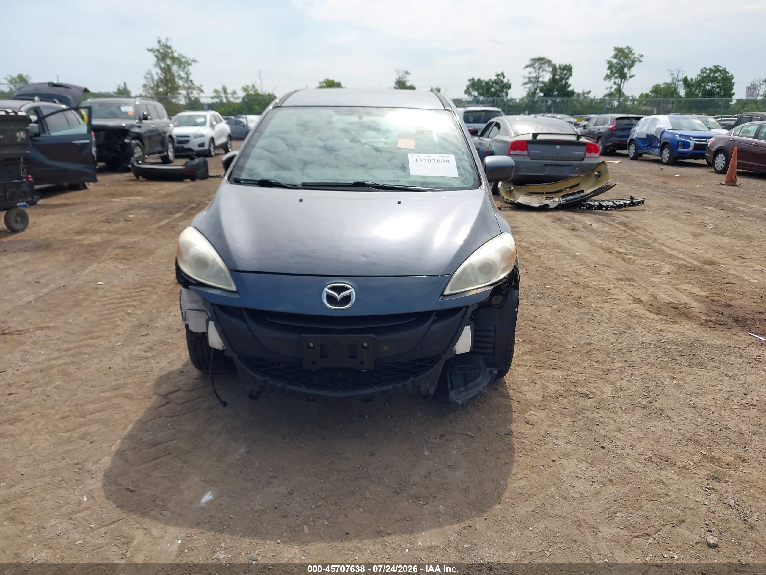 2012 Mazda Mazda5 Sport Dark Blue vin: JM1CW2BL5C0120749