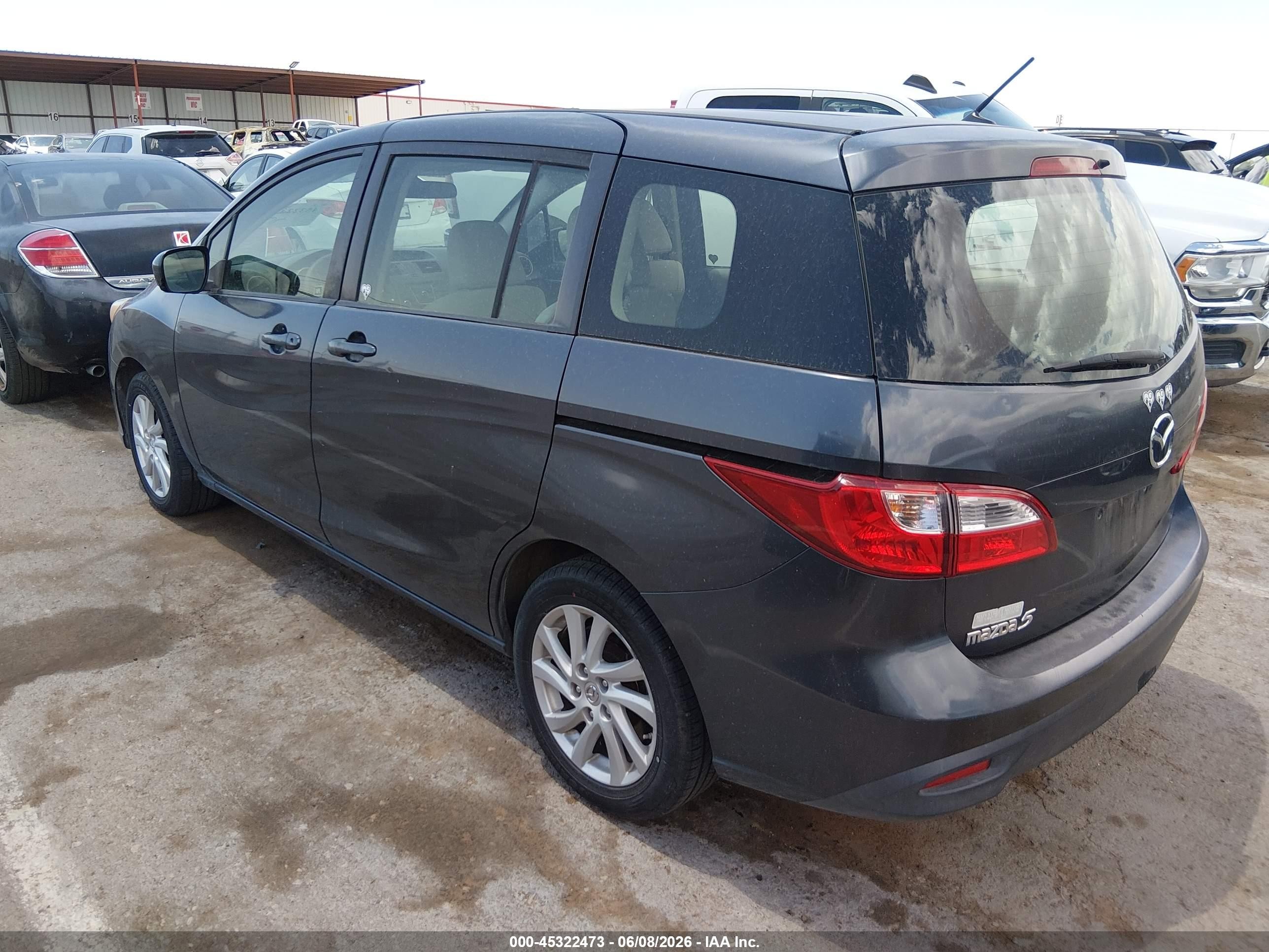 2012 Mazda Mazda5 Sport Серый vin: JM1CW2BL5C0132089