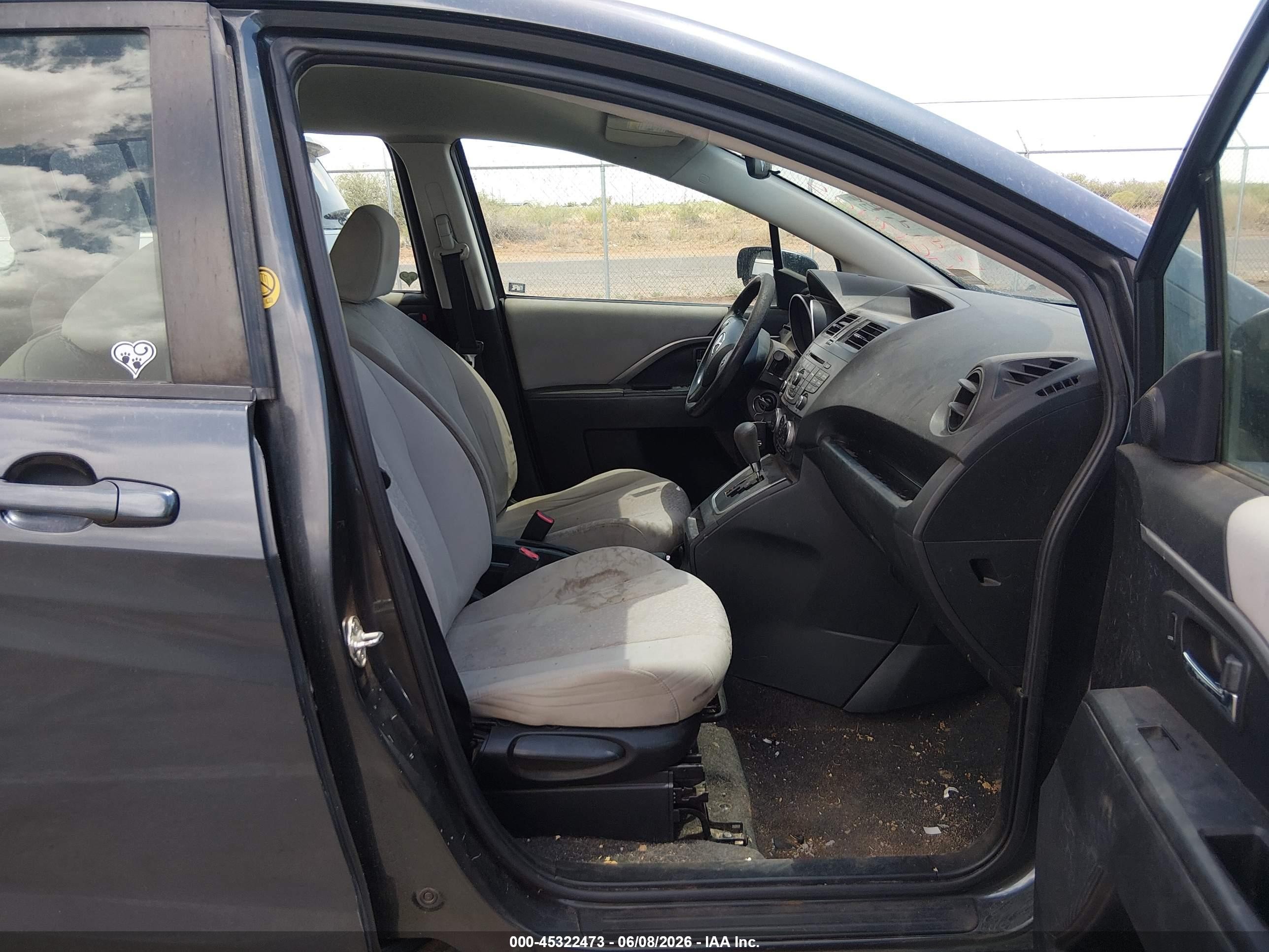 2012 Mazda Mazda5 Sport Серый vin: JM1CW2BL5C0132089