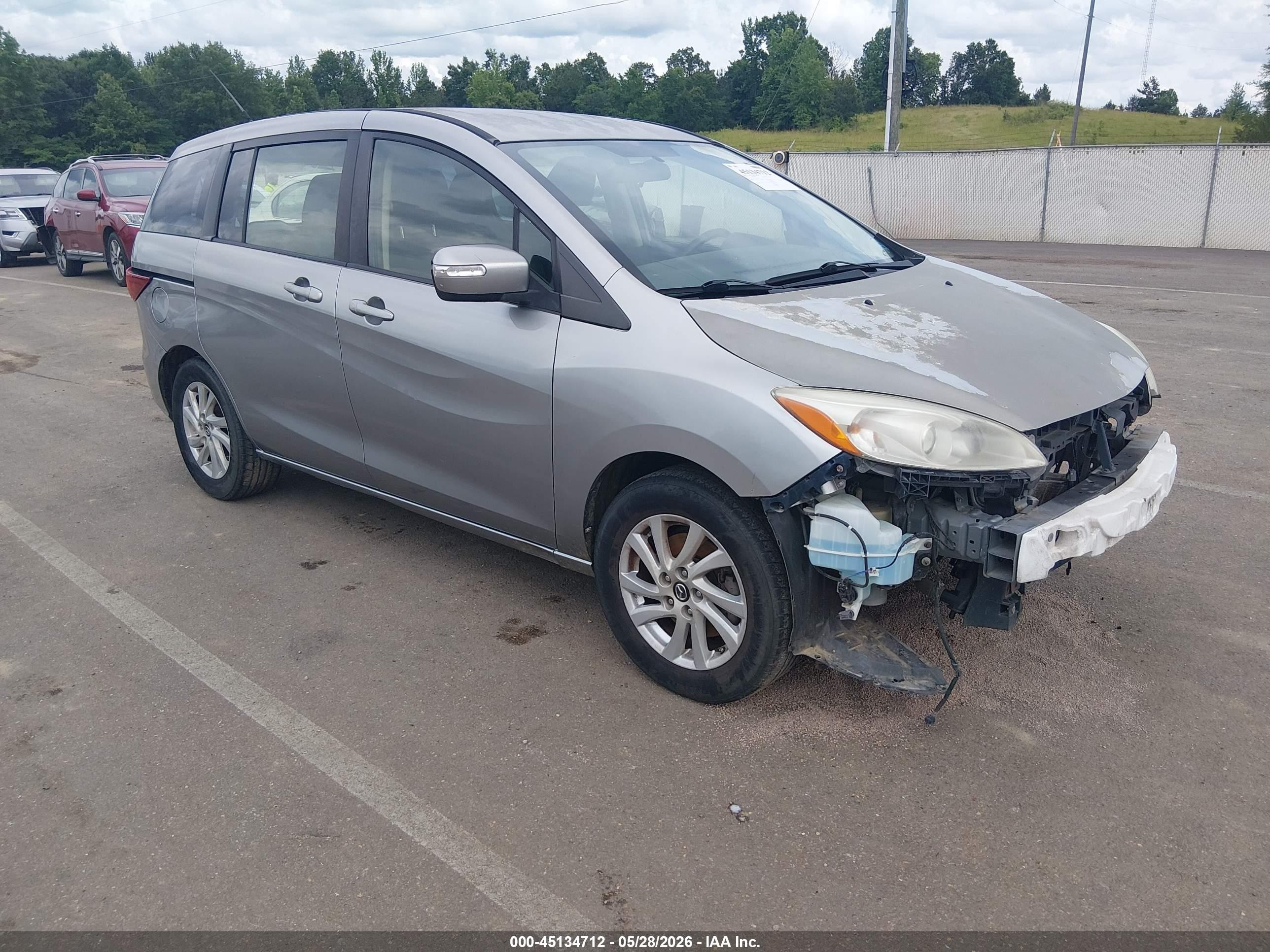 2013 Mazda Mazda5 Sport Gray vin: JM1CW2BL5D0147581