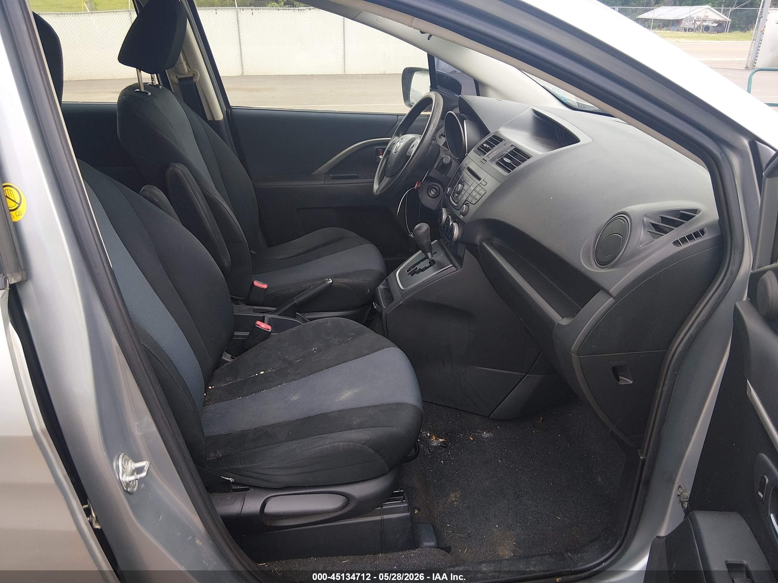 2013 Mazda Mazda5 Sport Gray vin: JM1CW2BL5D0147581