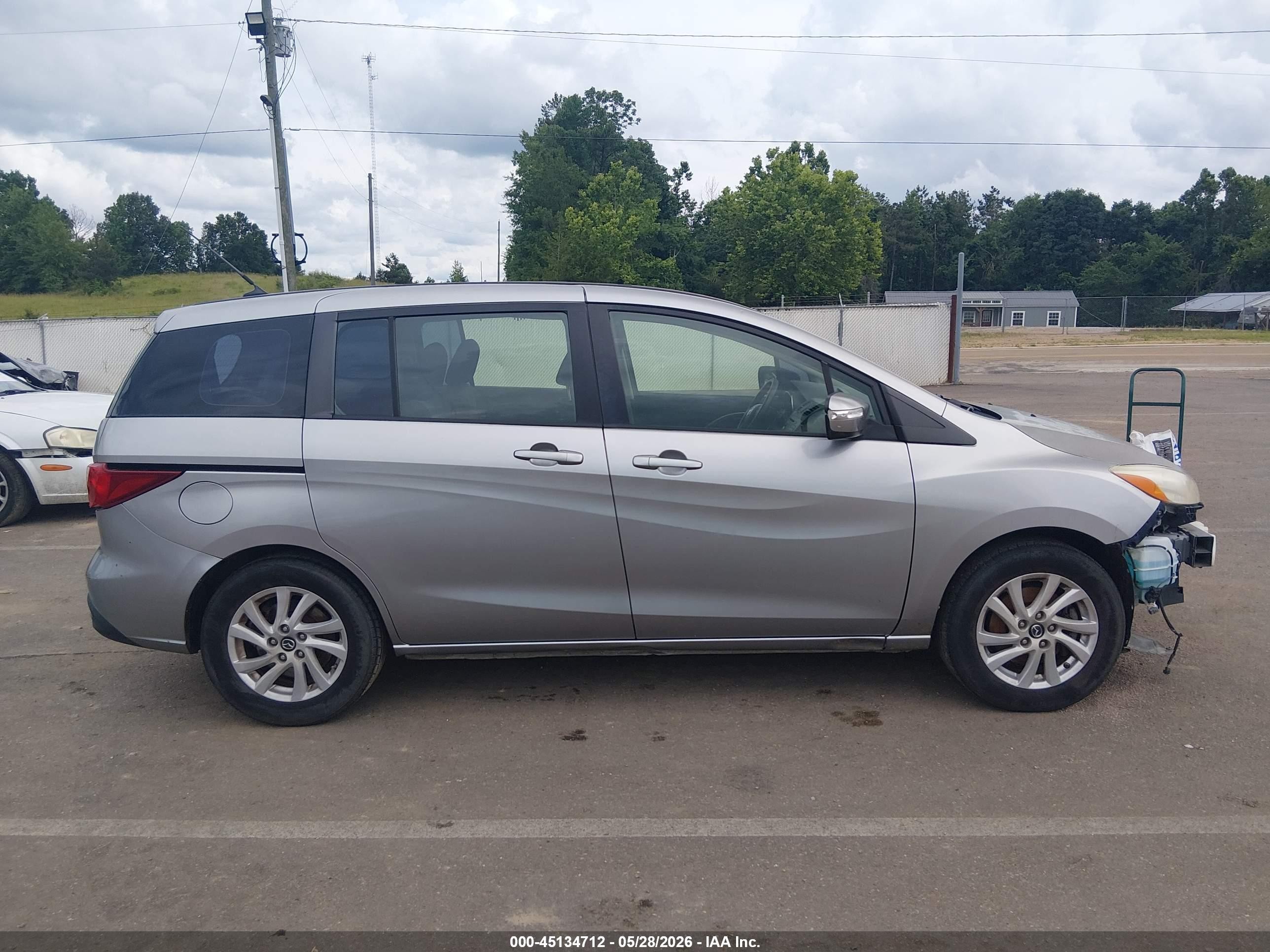 2013 Mazda Mazda5 Sport Gray vin: JM1CW2BL5D0147581