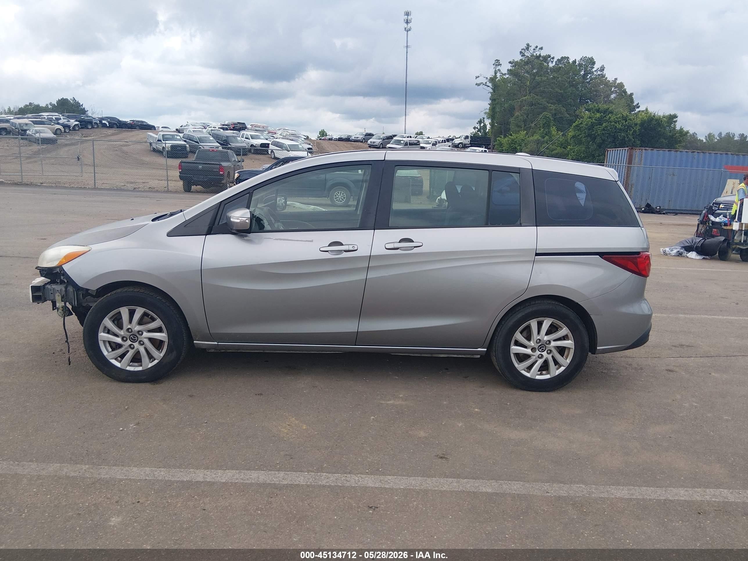 2013 Mazda Mazda5 Sport Gray vin: JM1CW2BL5D0147581