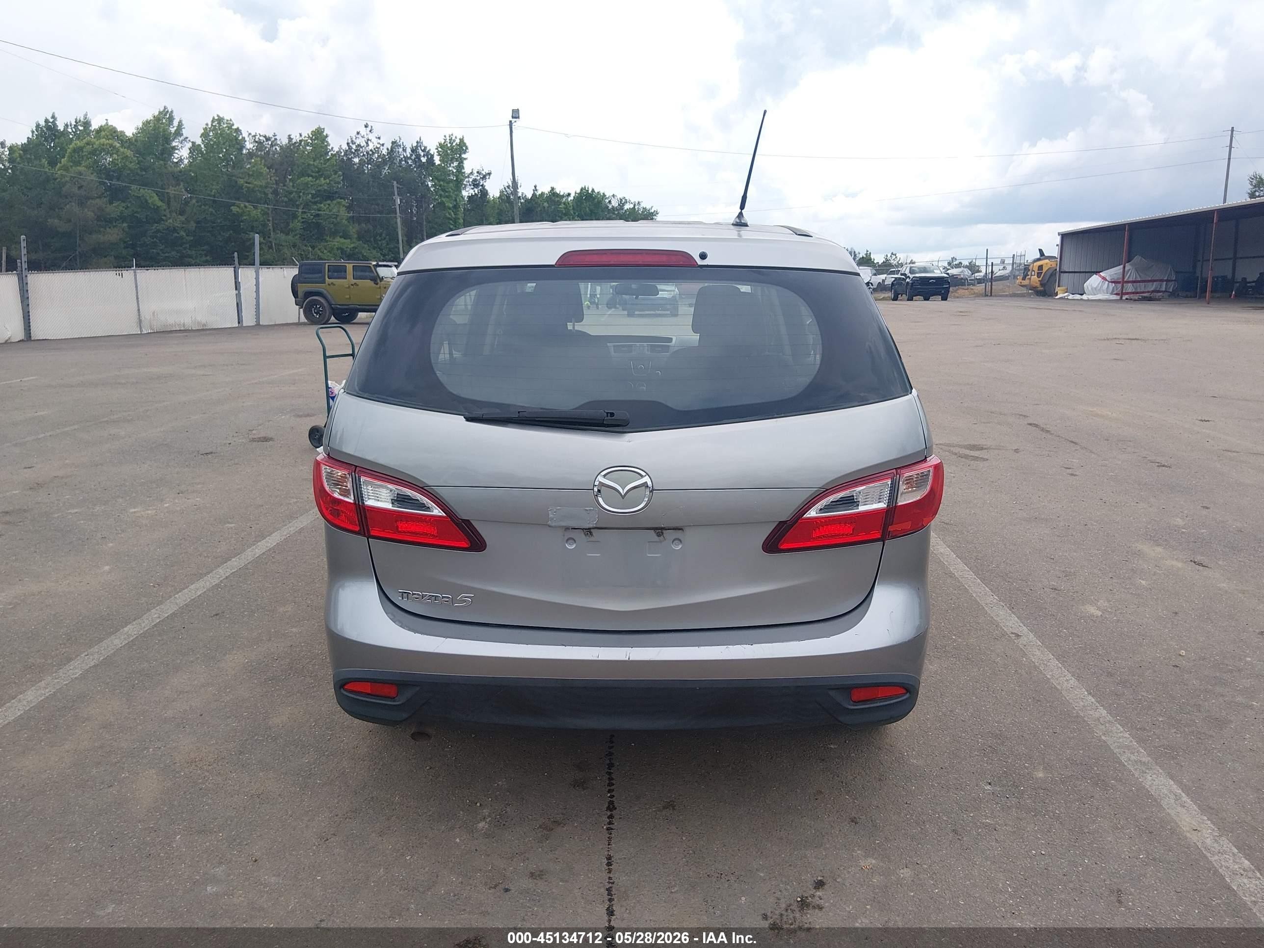 2013 Mazda Mazda5 Sport Gray vin: JM1CW2BL5D0147581