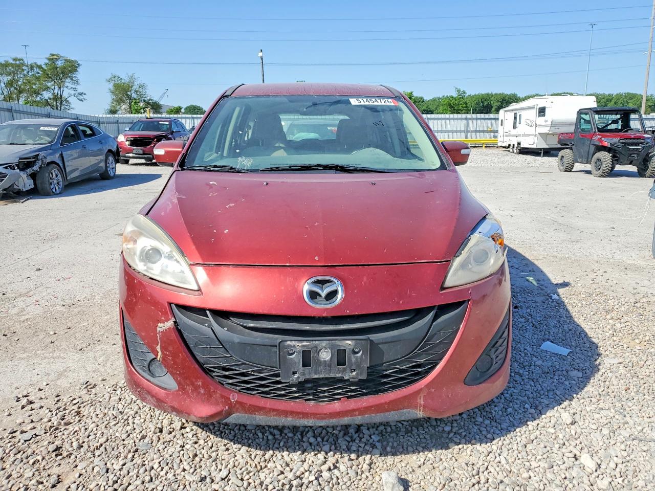 2013 Mazda 5 Red vin: JM1CW2BL5D0153588