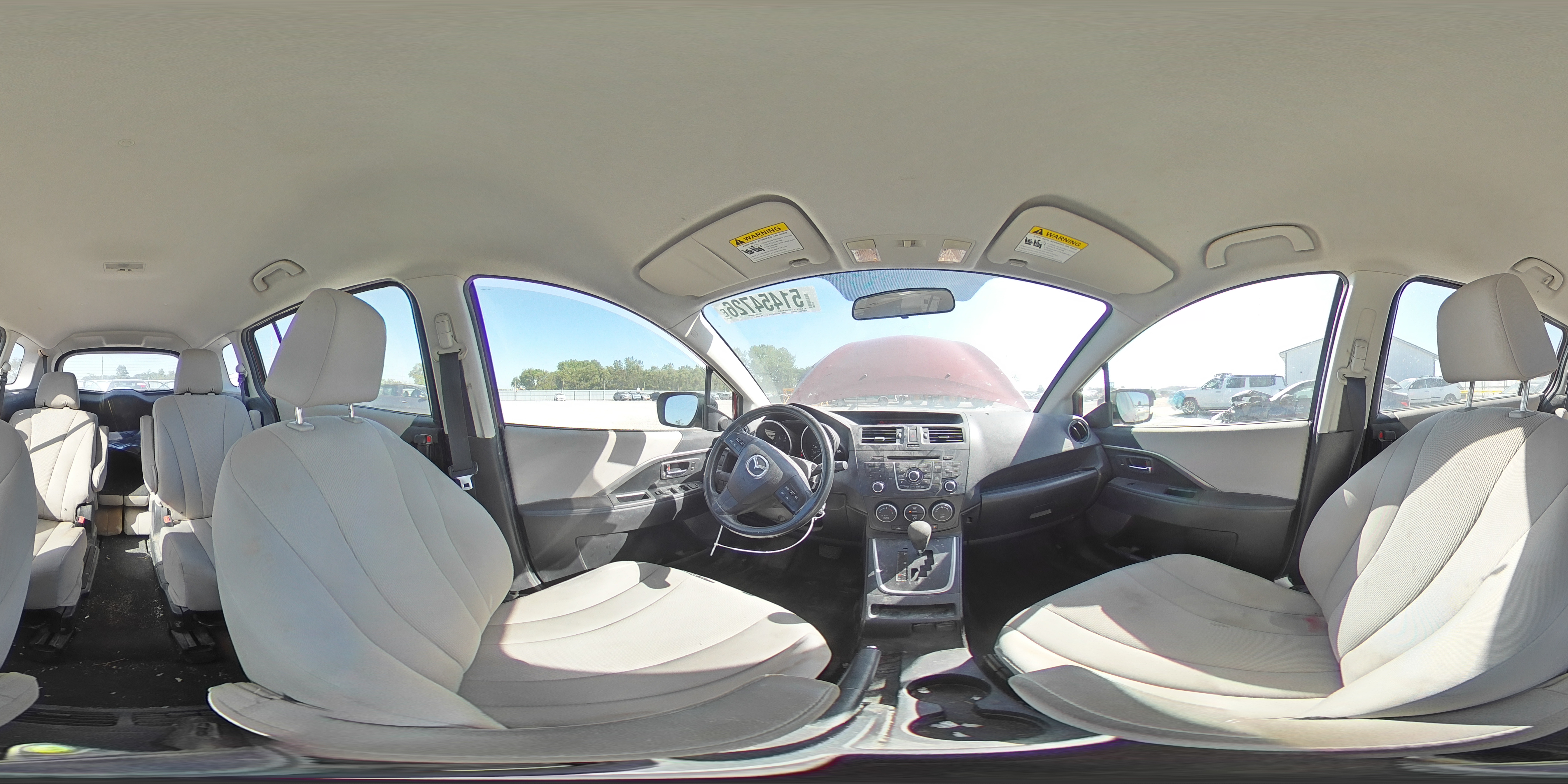 2013 Mazda 5 Red vin: JM1CW2BL5D0153588