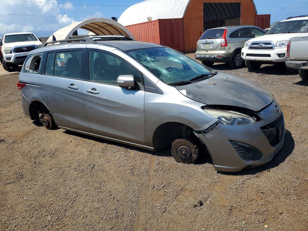 2014 Mazda 5 Sport Silver vin: JM1CW2BL5E0164561