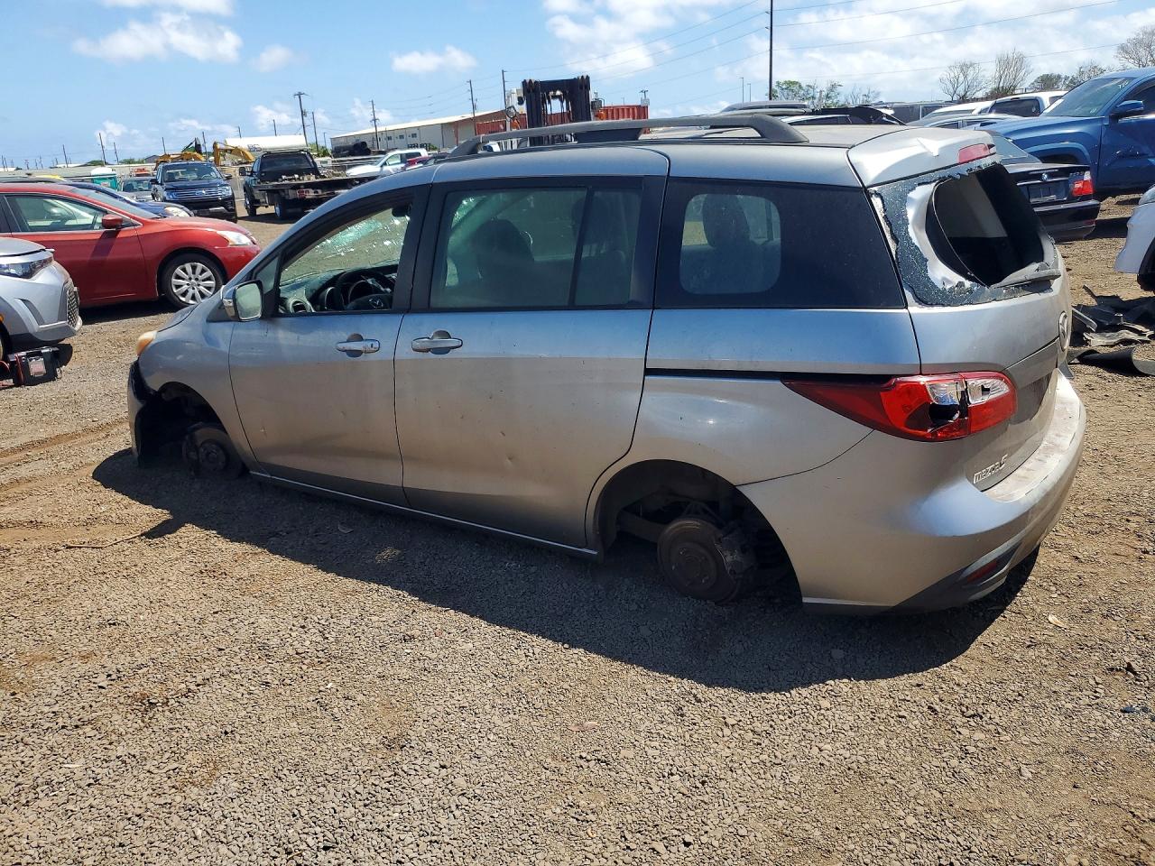 2014 Mazda 5 Sport Silver vin: JM1CW2BL5E0164561