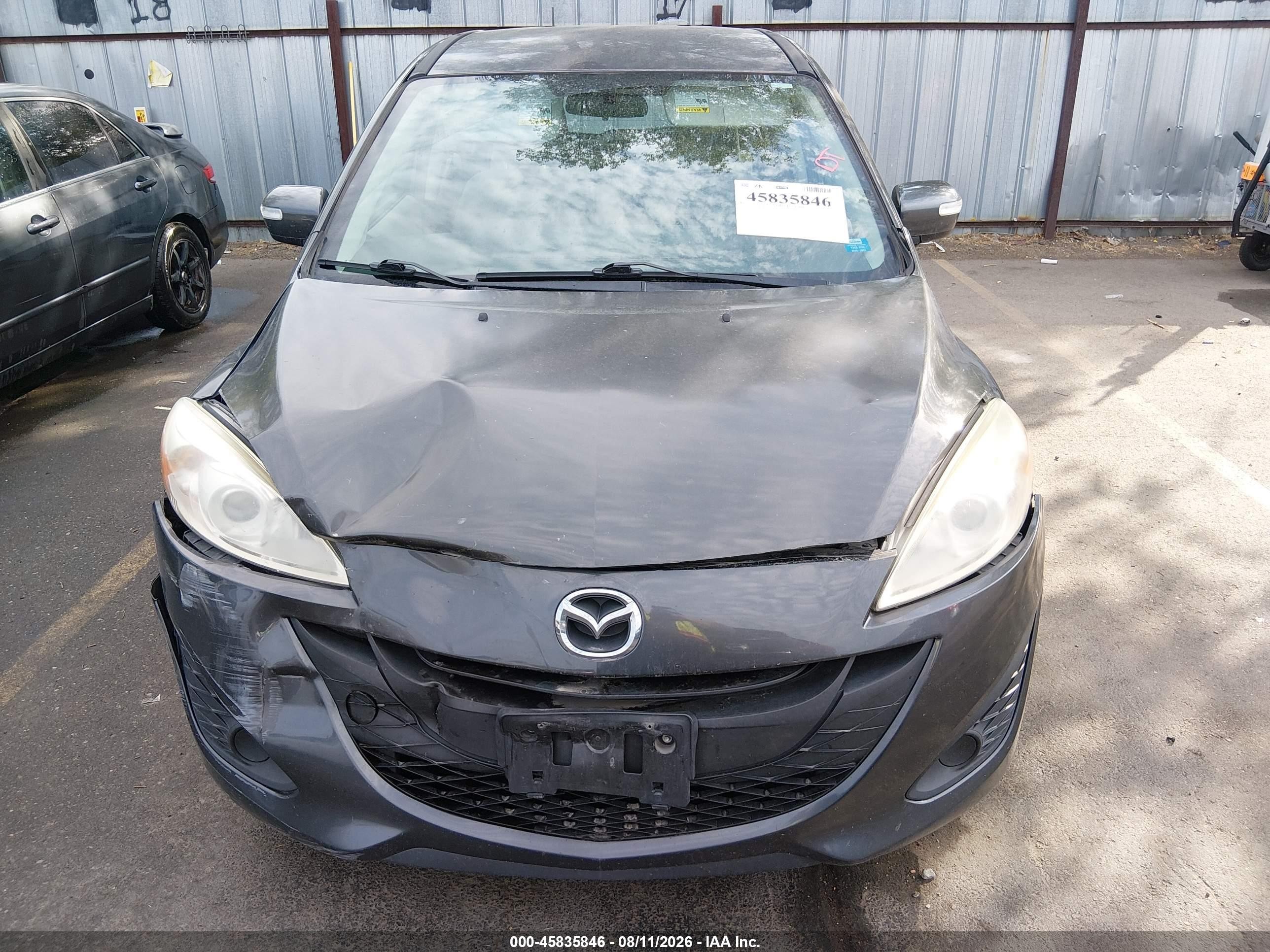 2014 Mazda Mazda5 Sport Gray vin: JM1CW2BL5E0171865