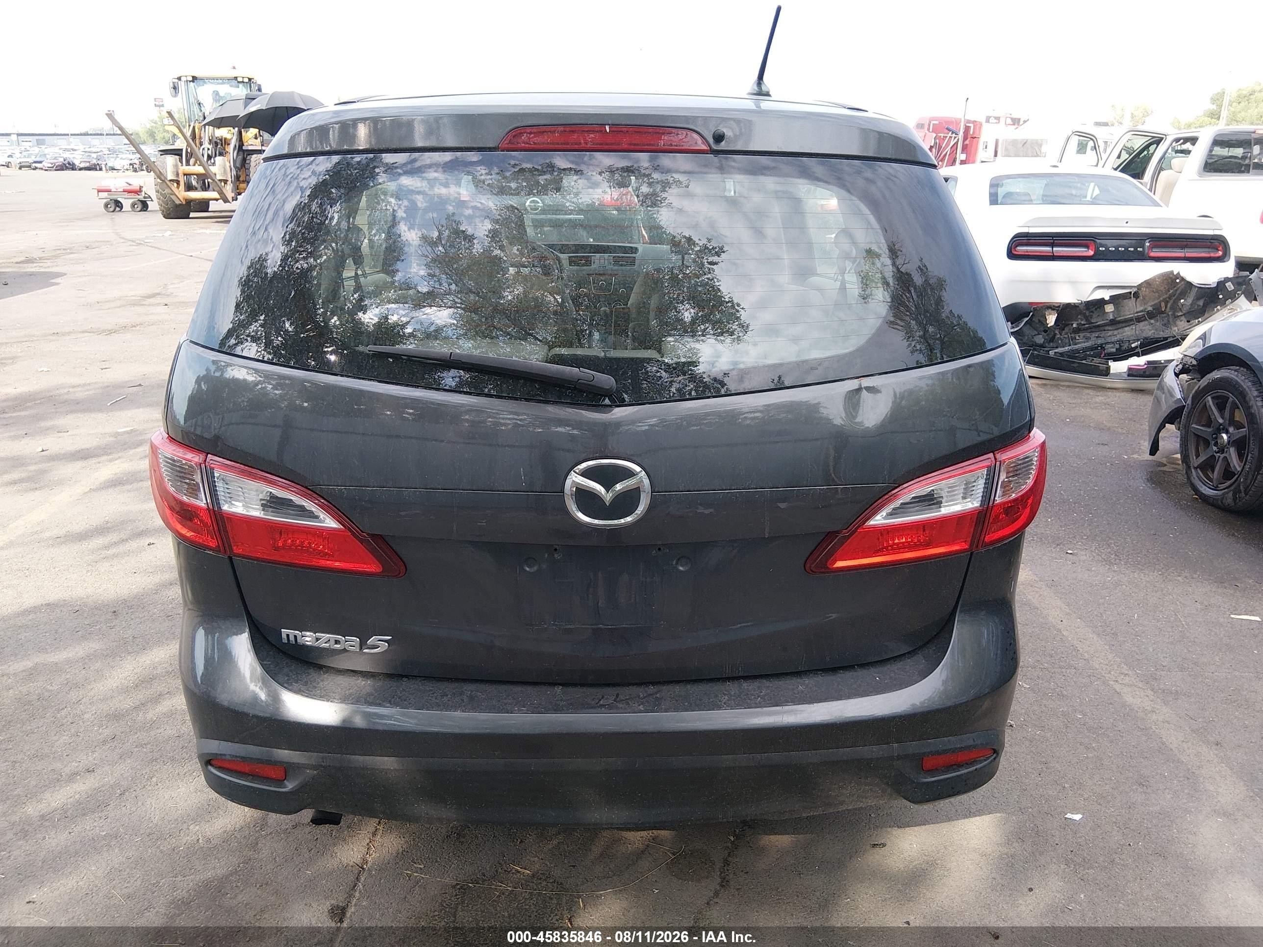 2014 Mazda Mazda5 Sport Gray vin: JM1CW2BL5E0171865