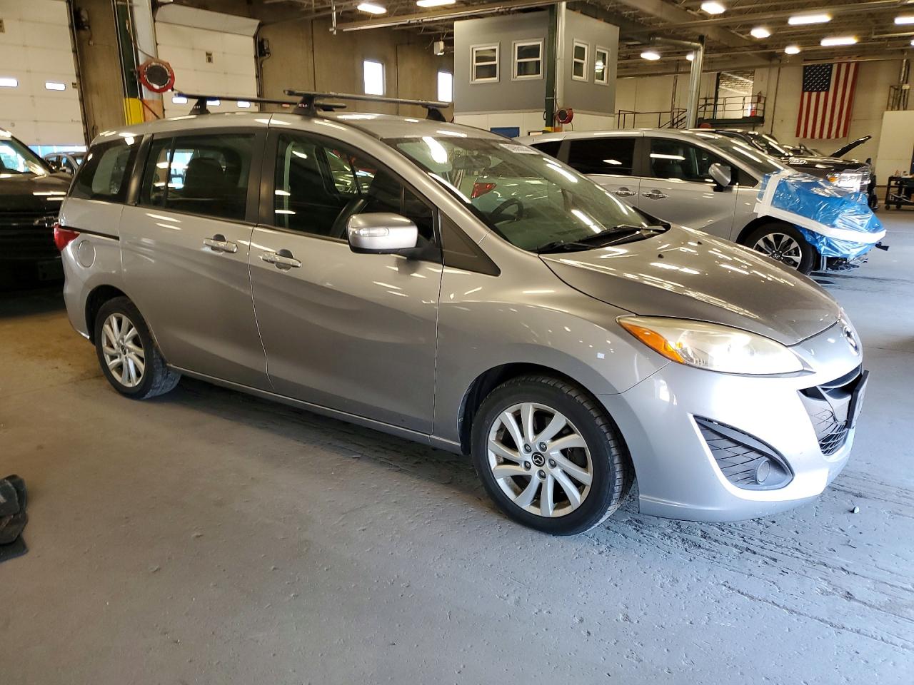 2015 Mazda 5 Sport Silver vin: JM1CW2BL5F0181281