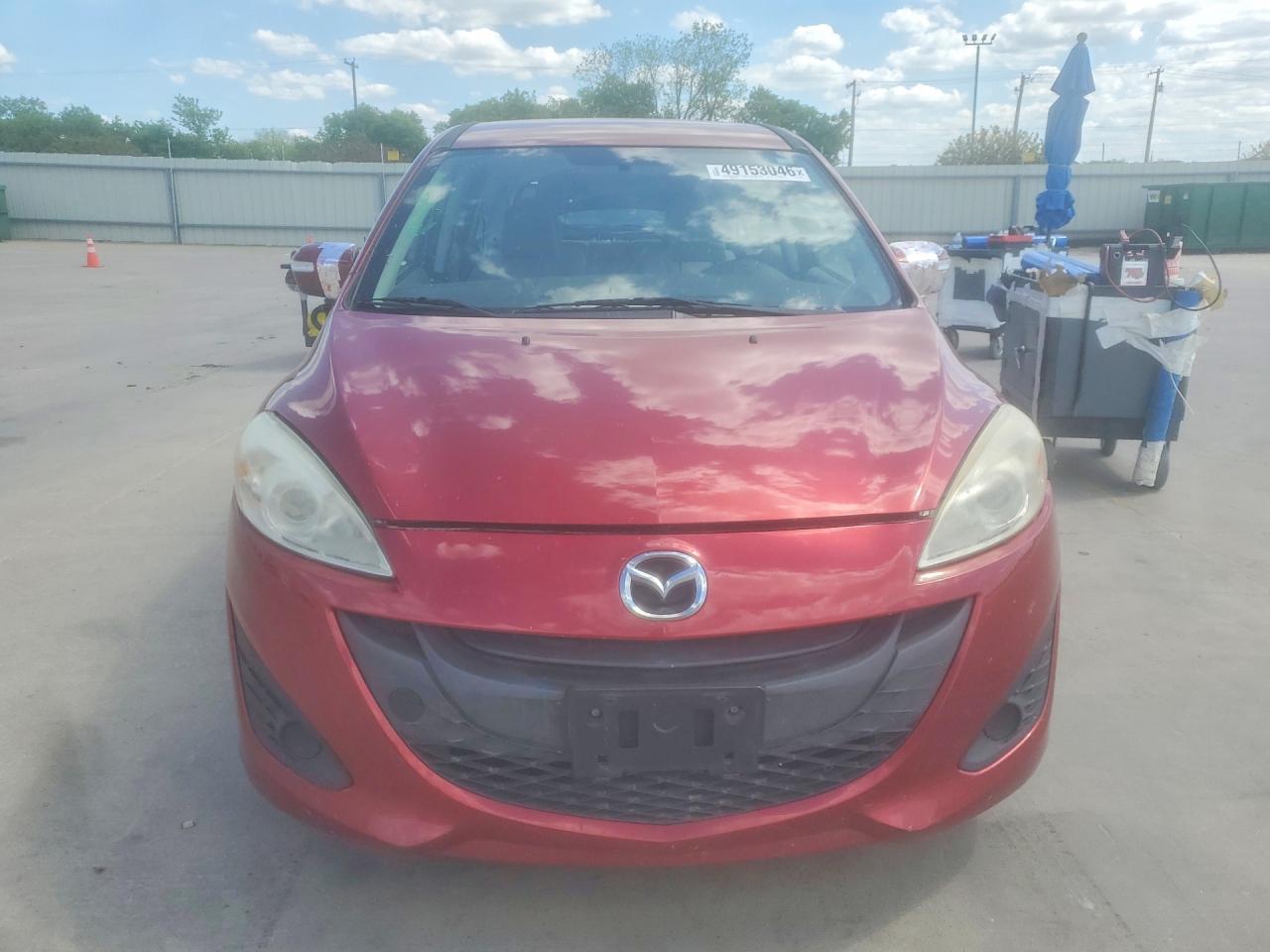 2015 Mazda 5 Sport Red vin: JM1CW2BL5F0186805