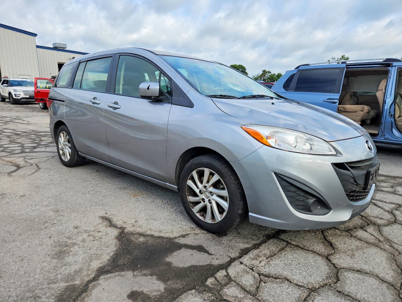 2012 Mazda 5 Silver vin: JM1CW2BL6C0115365