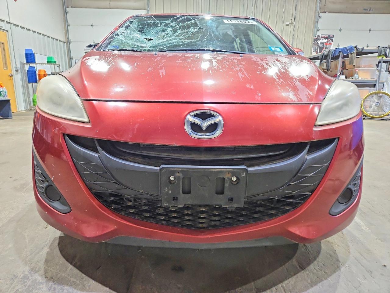 2013 Mazda 5 Красный vin: JM1CW2BL6D0146407