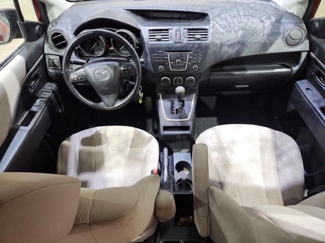 2013 Mazda 5 Красный vin: JM1CW2BL6D0146407