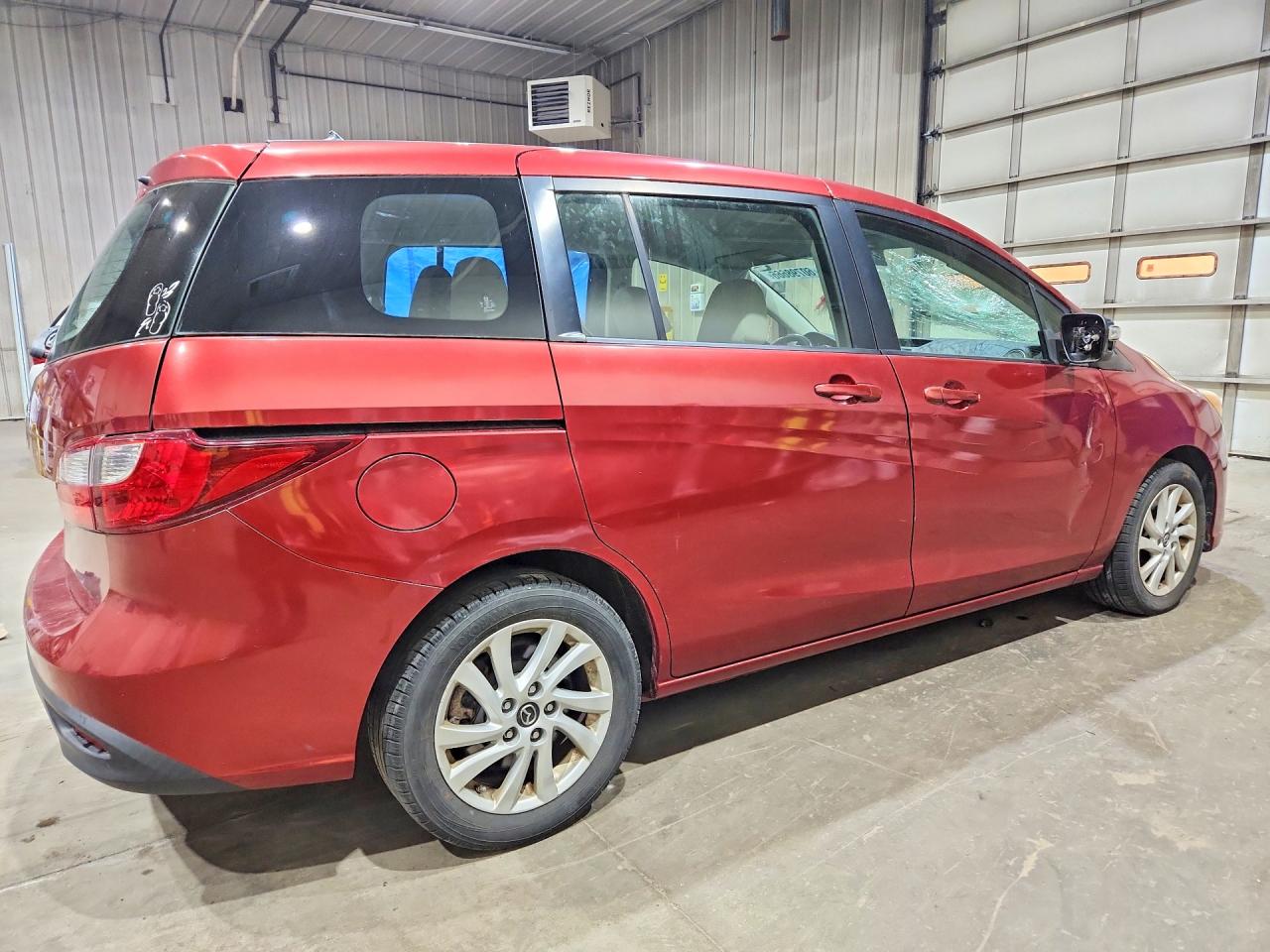 2013 Mazda 5 Красный vin: JM1CW2BL6D0146407