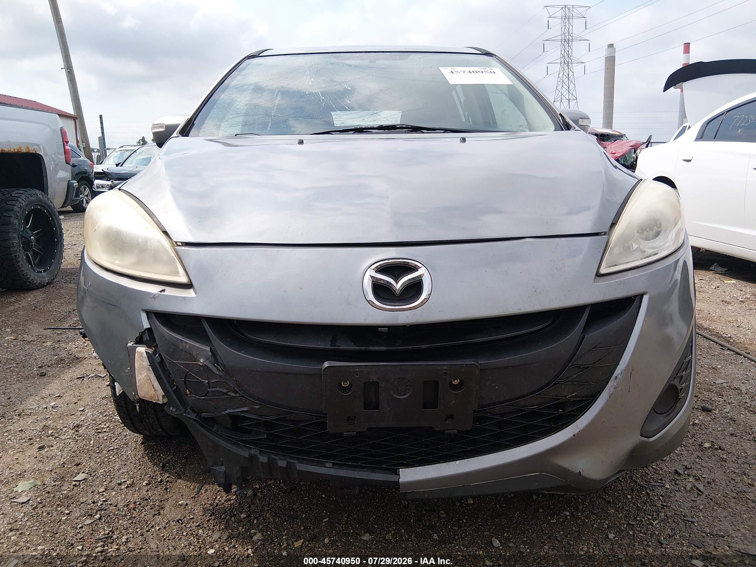 2013 Mazda Mazda5 Sport Silver vin: JM1CW2BL6D0146679