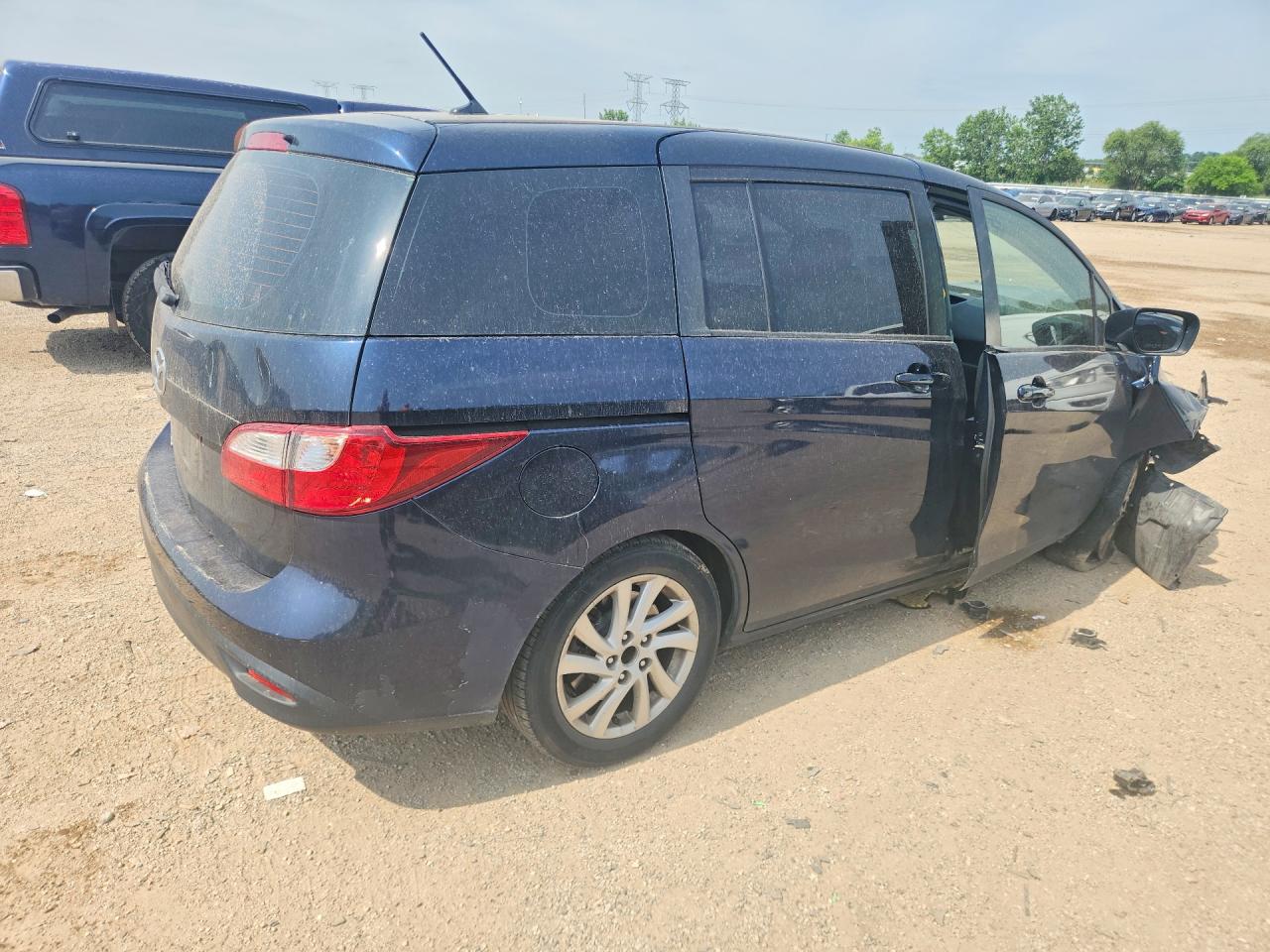 2014 Mazda 5 Sport Blue vin: JM1CW2BL6E0169252