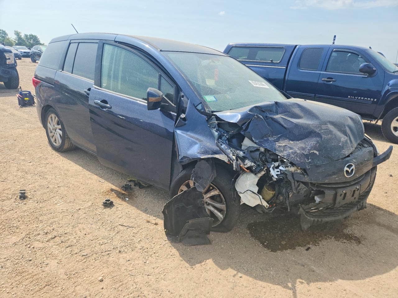 2014 Mazda 5 Sport Blue vin: JM1CW2BL6E0169252