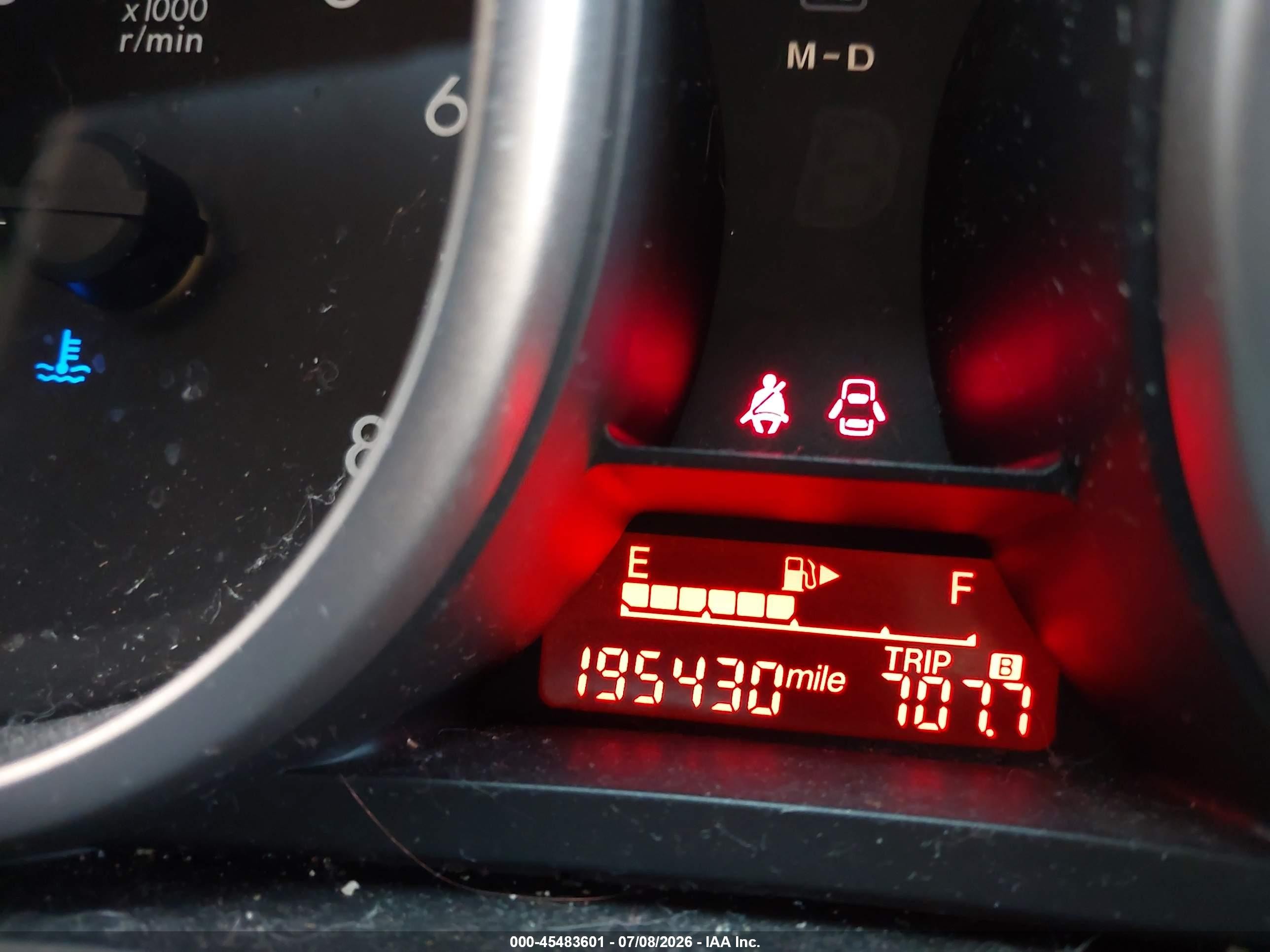 2012 Mazda Mazda5 Sport White vin: JM1CW2BL7C0105461