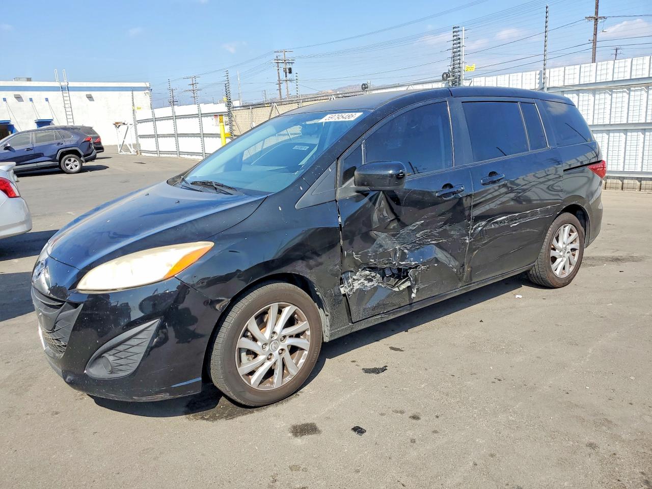 2012 Mazda 5 Черный vin: JM1CW2BL7C0107419