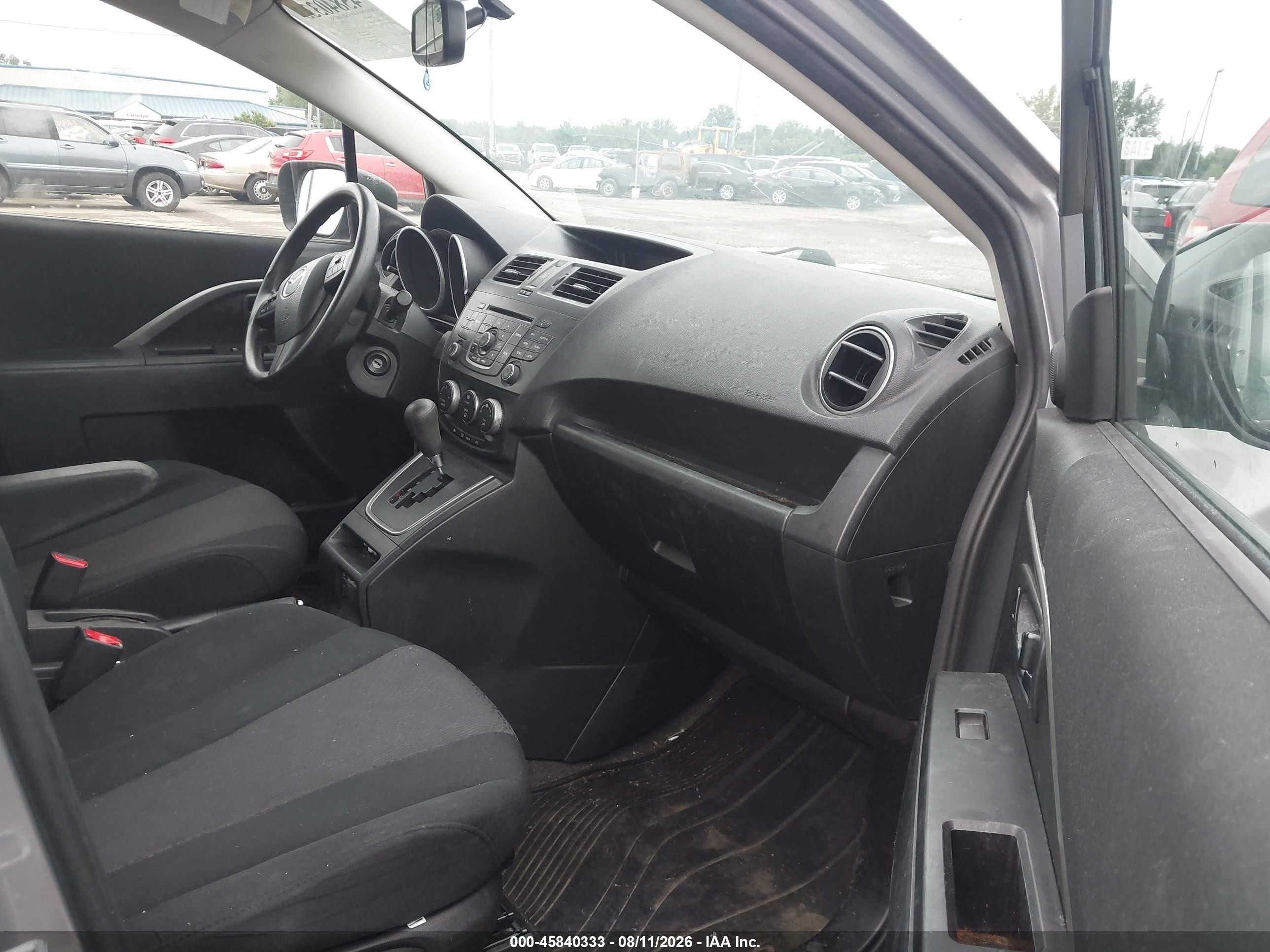 2012 Mazda Mazda5 Sport Серебряный vin: JM1CW2BL7C0108411