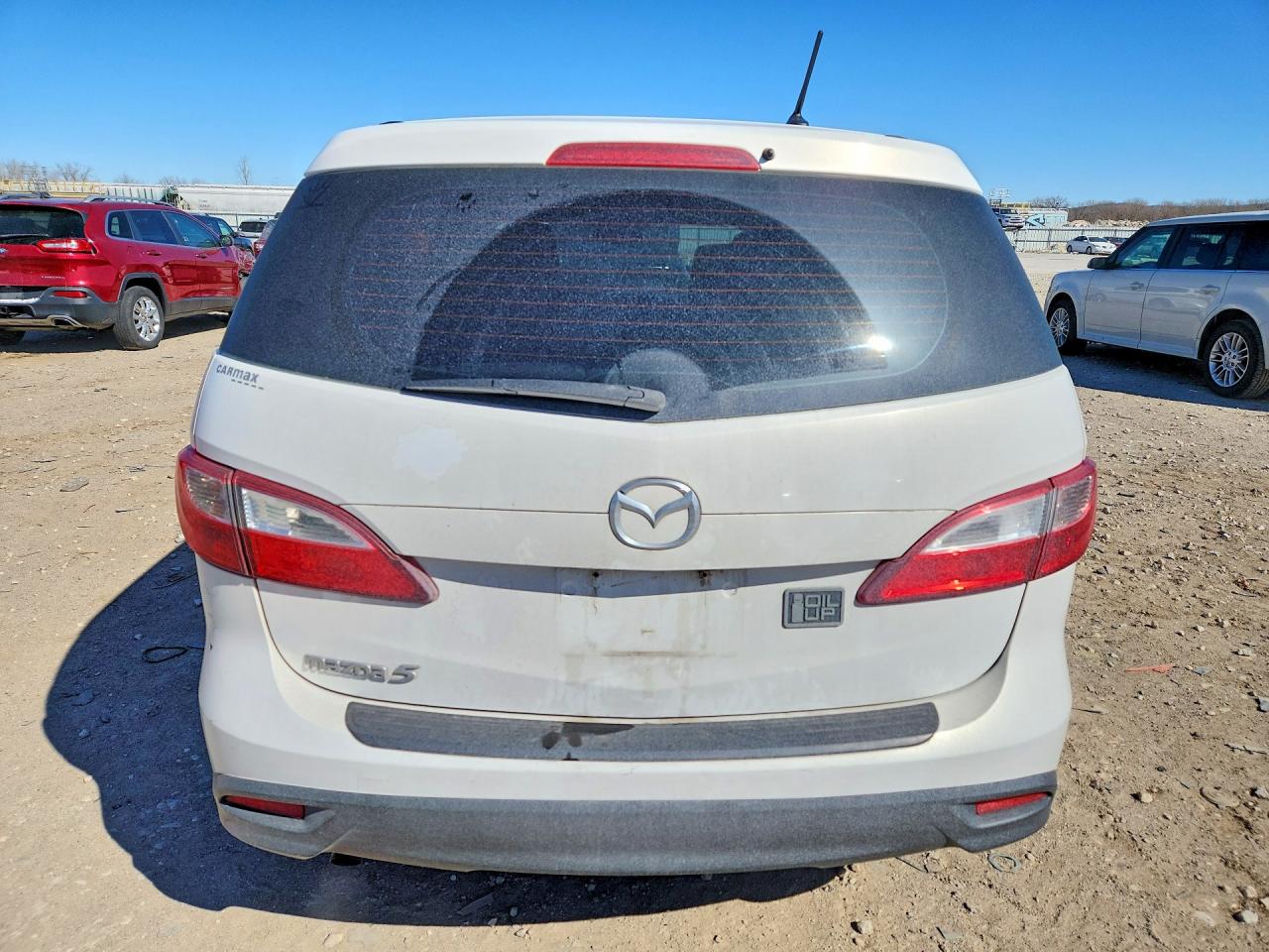 2012 Mazda 5 White vin: JM1CW2BL7C0117464