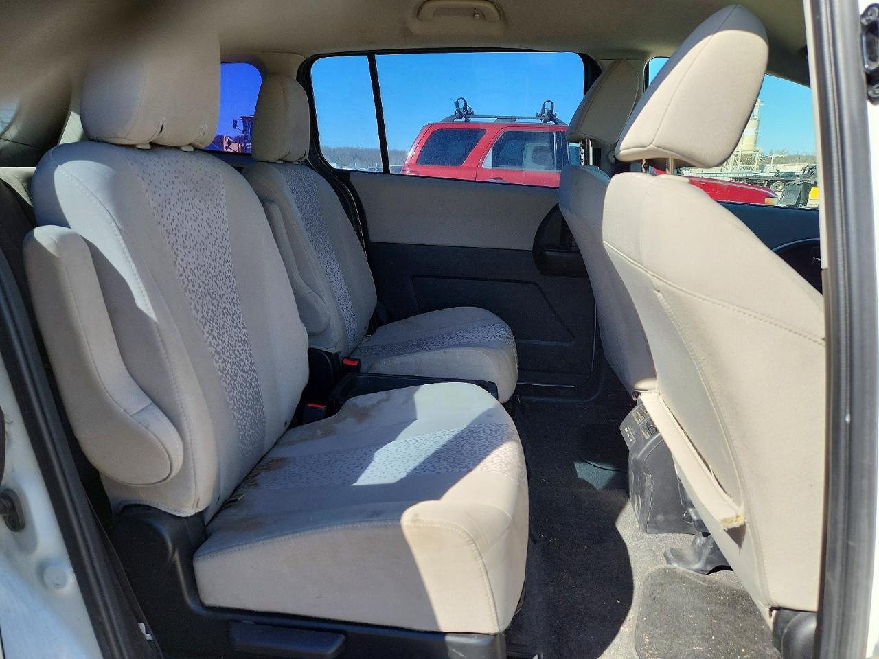 2012 Mazda 5 White vin: JM1CW2BL7C0117464