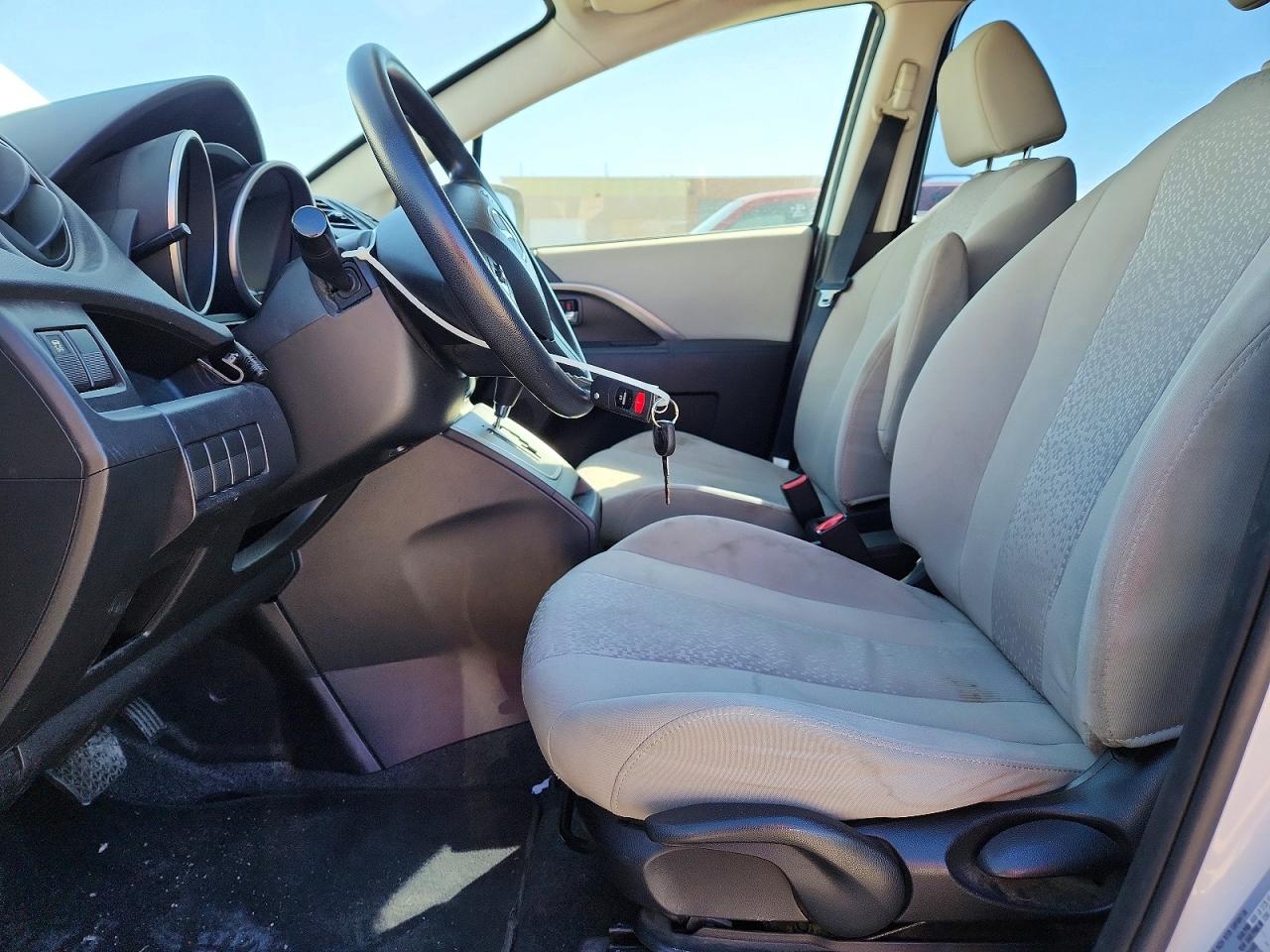 2012 Mazda 5 White vin: JM1CW2BL7C0117464