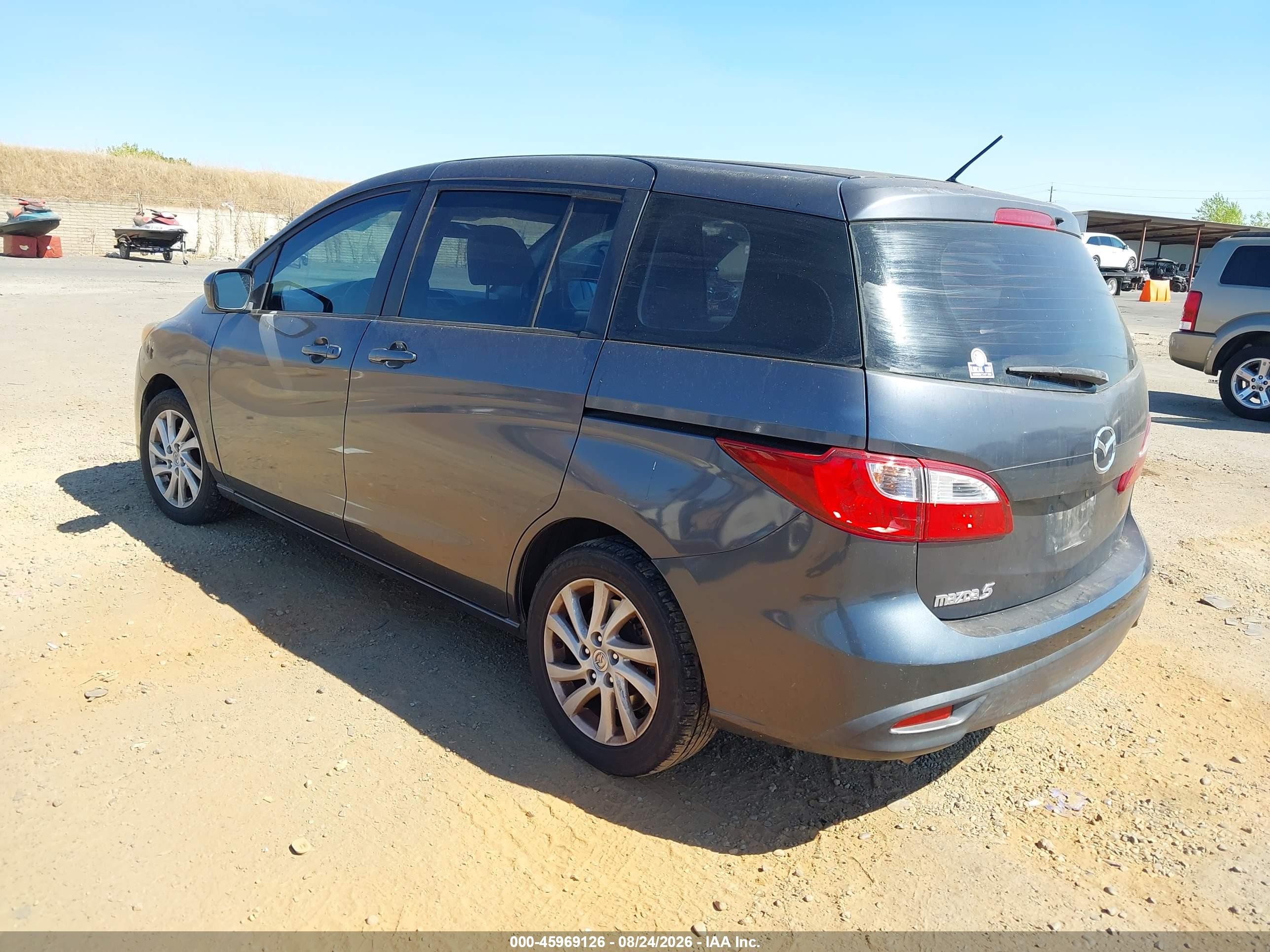 2012 Mazda Mazda5 Sport Gray vin: JM1CW2BL7C0120073