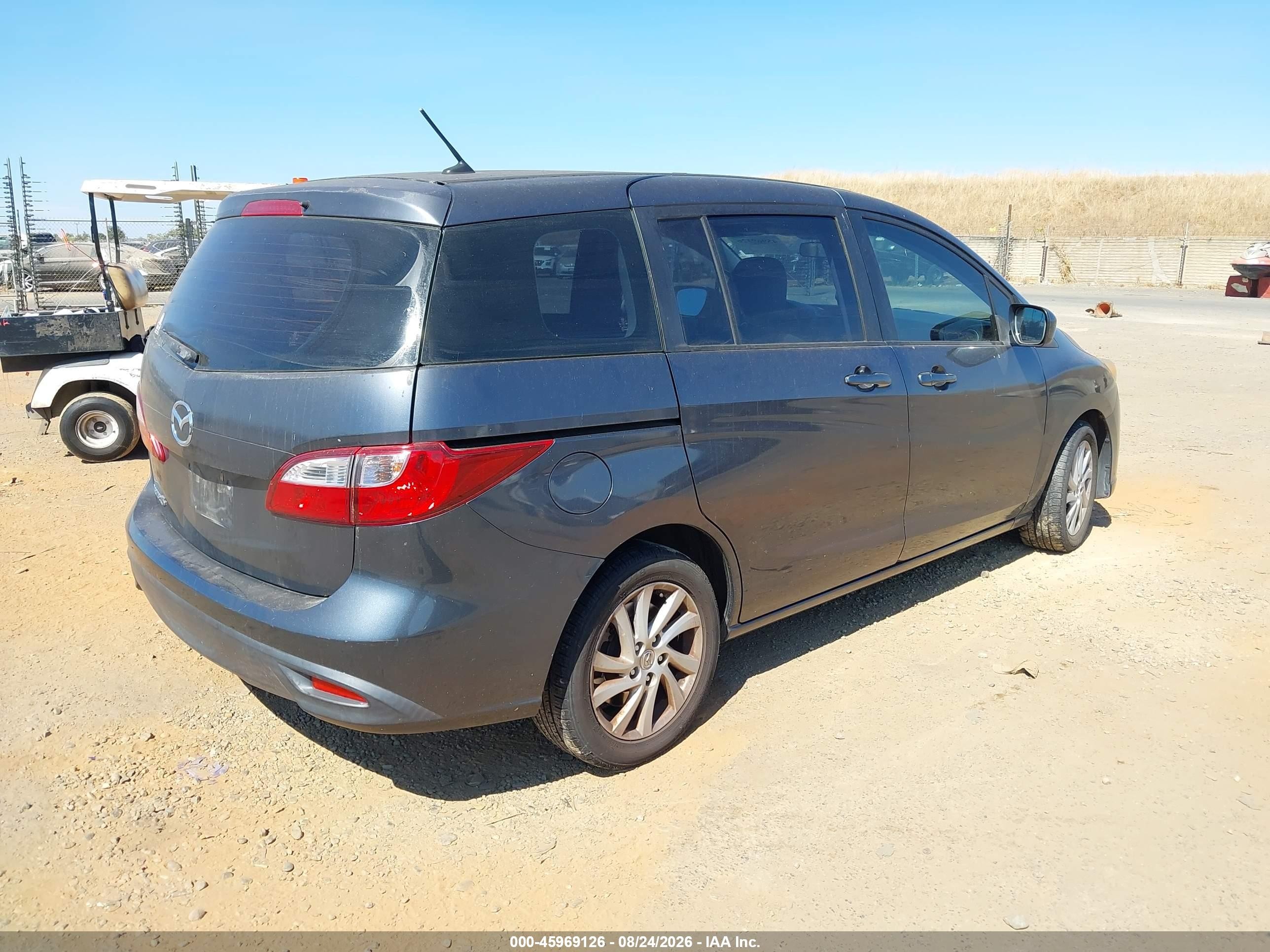 2012 Mazda Mazda5 Sport Gray vin: JM1CW2BL7C0120073