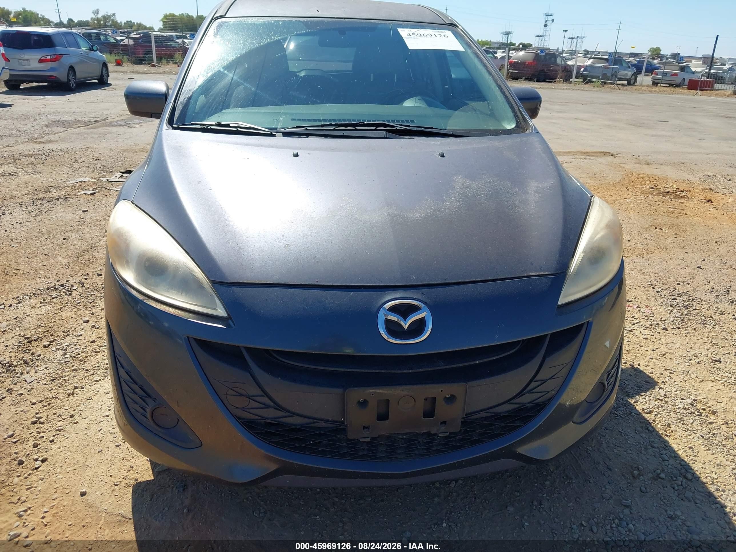 2012 Mazda Mazda5 Sport Gray vin: JM1CW2BL7C0120073