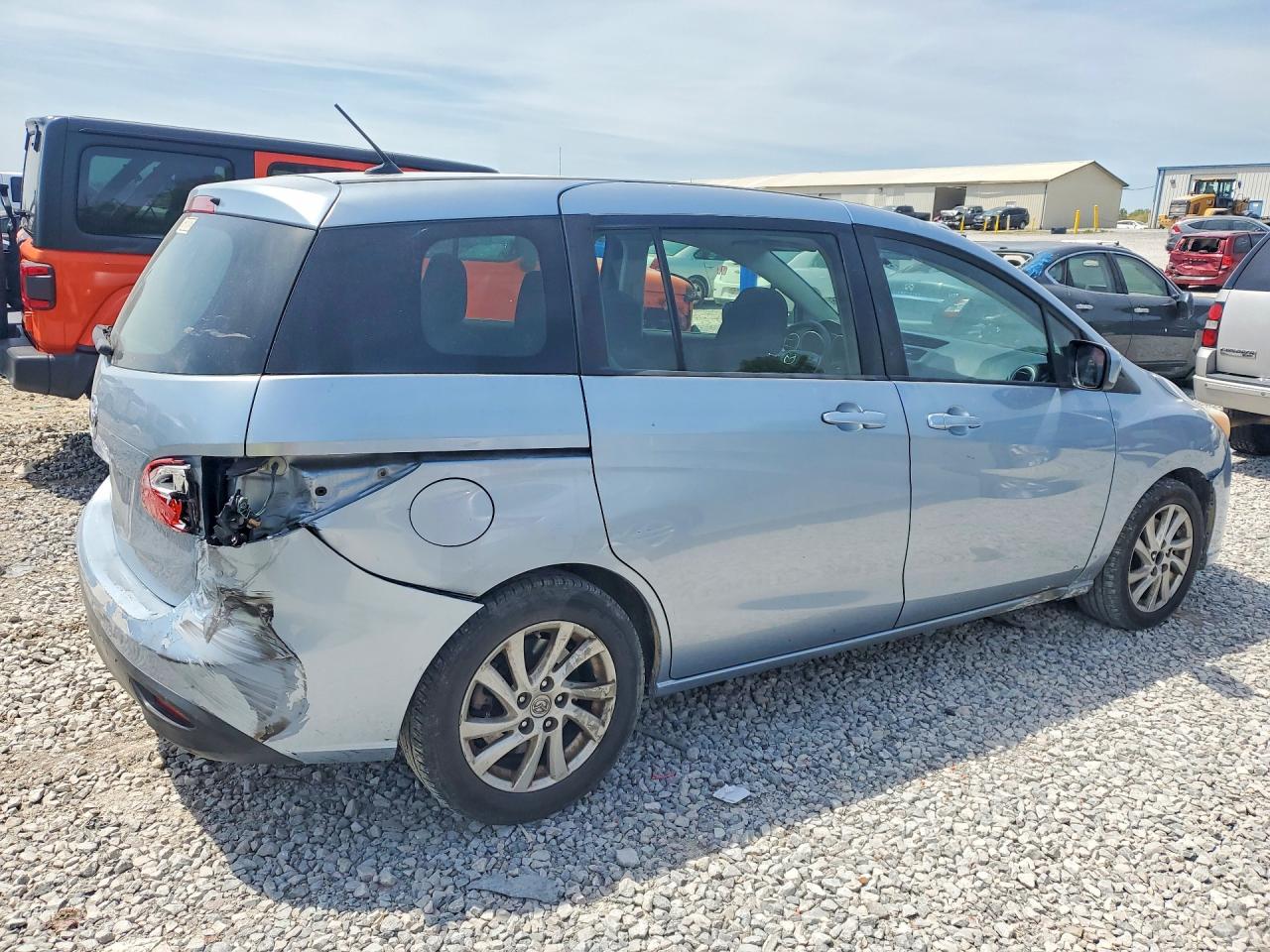 2012 Mazda 5 Blue vin: JM1CW2BL7C0125015