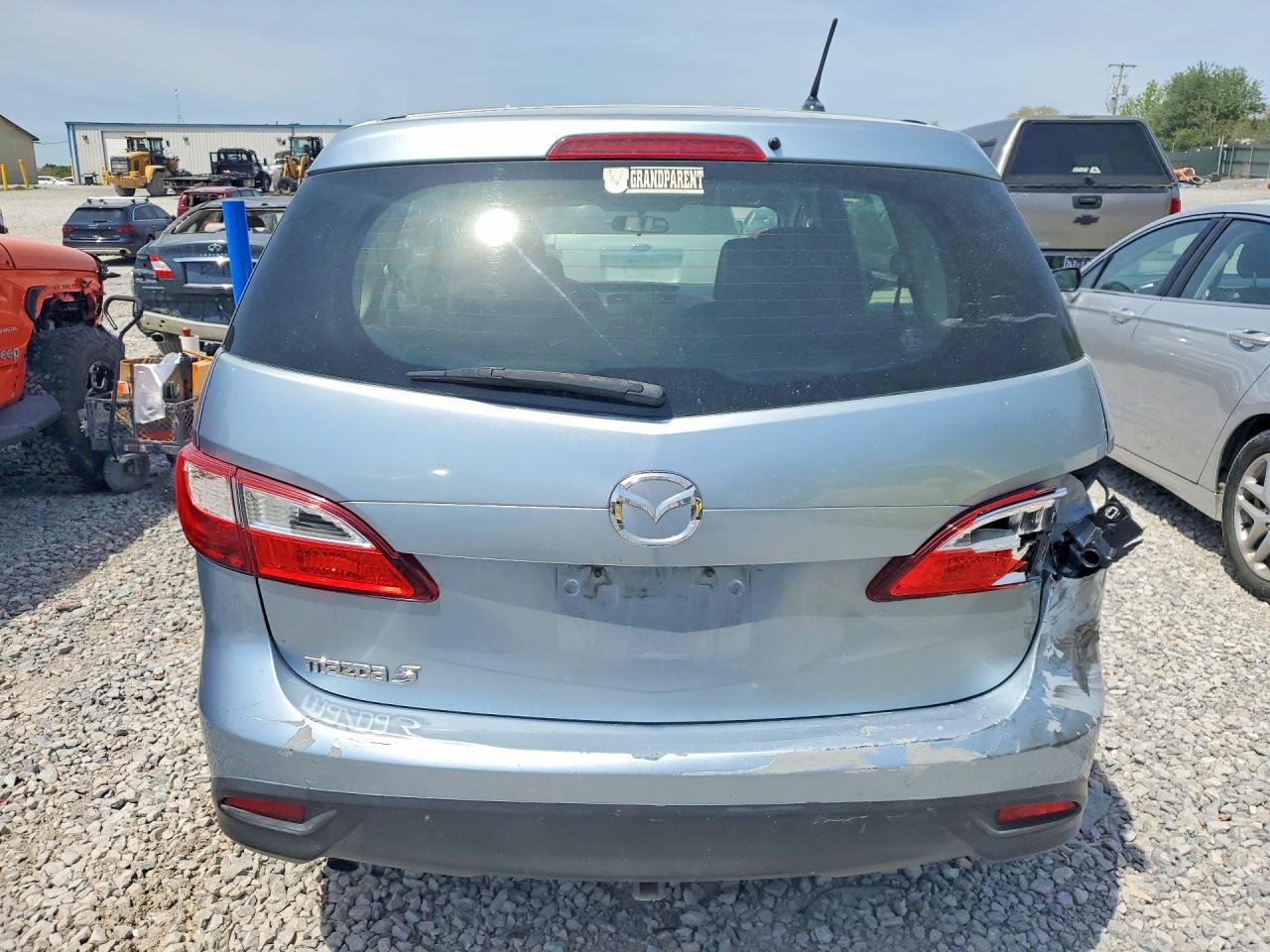 2012 Mazda 5 Blue vin: JM1CW2BL7C0125015