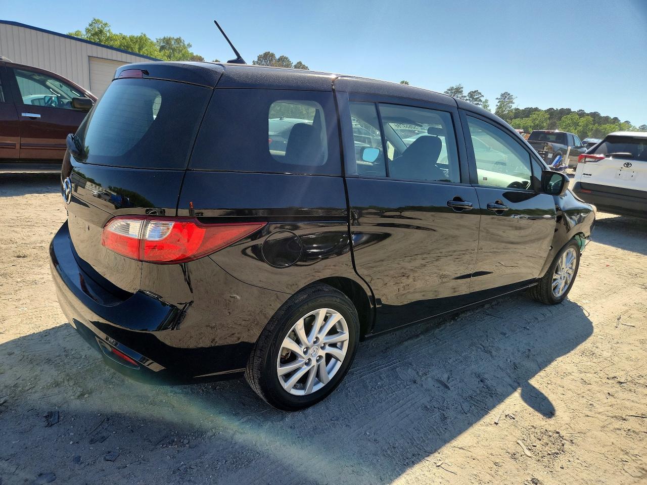 2012 Mazda 5 Black vin: JM1CW2BL7C0131199
