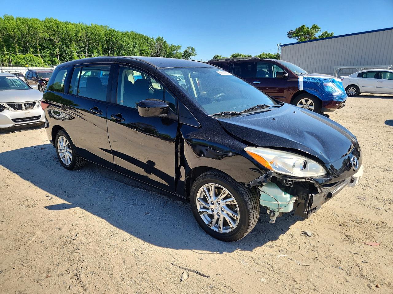 2012 Mazda 5 Black vin: JM1CW2BL7C0131199