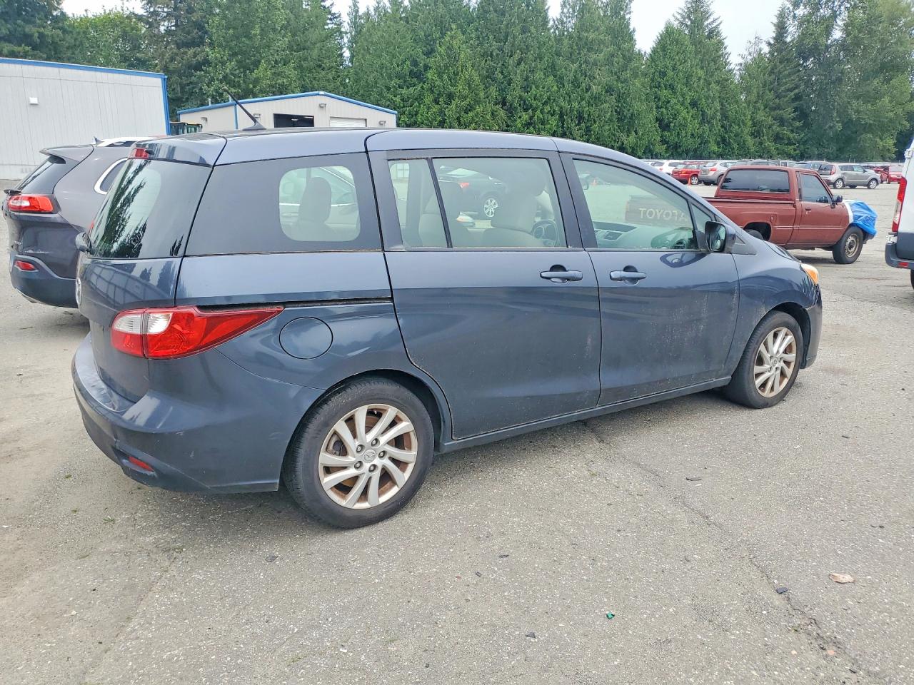 2012 Mazda 5 Gray vin: JM1CW2BL7C0132126