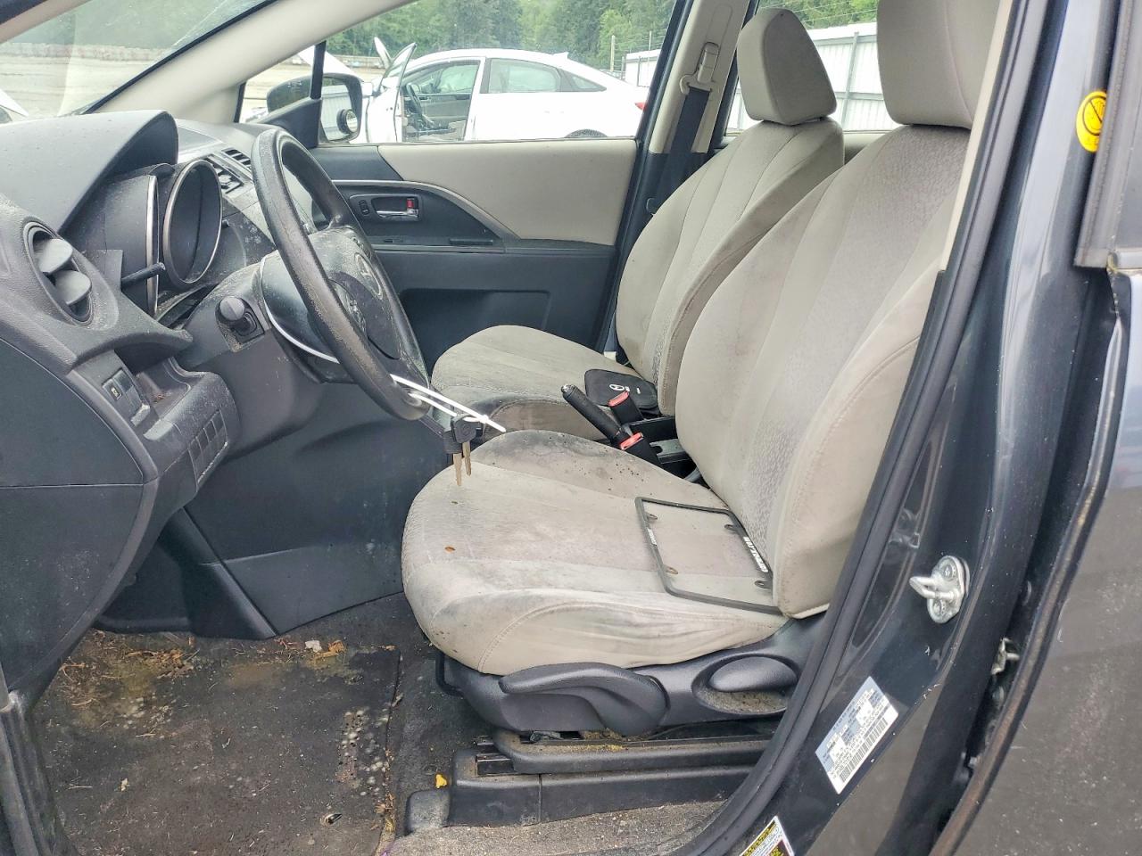 2012 Mazda 5 Gray vin: JM1CW2BL7C0132126