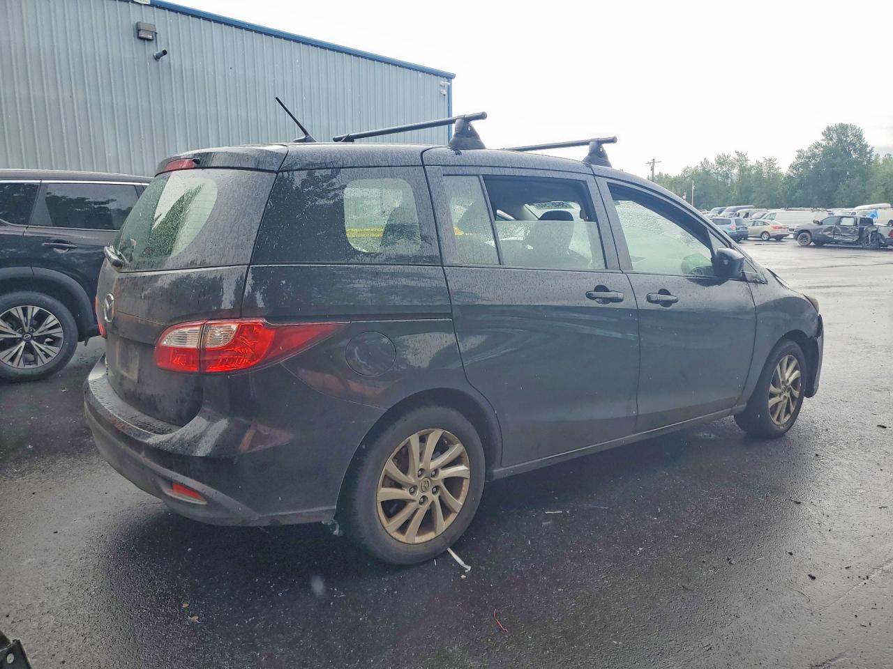 2012 Mazda 5 Black vin: JM1CW2BL7C0132837