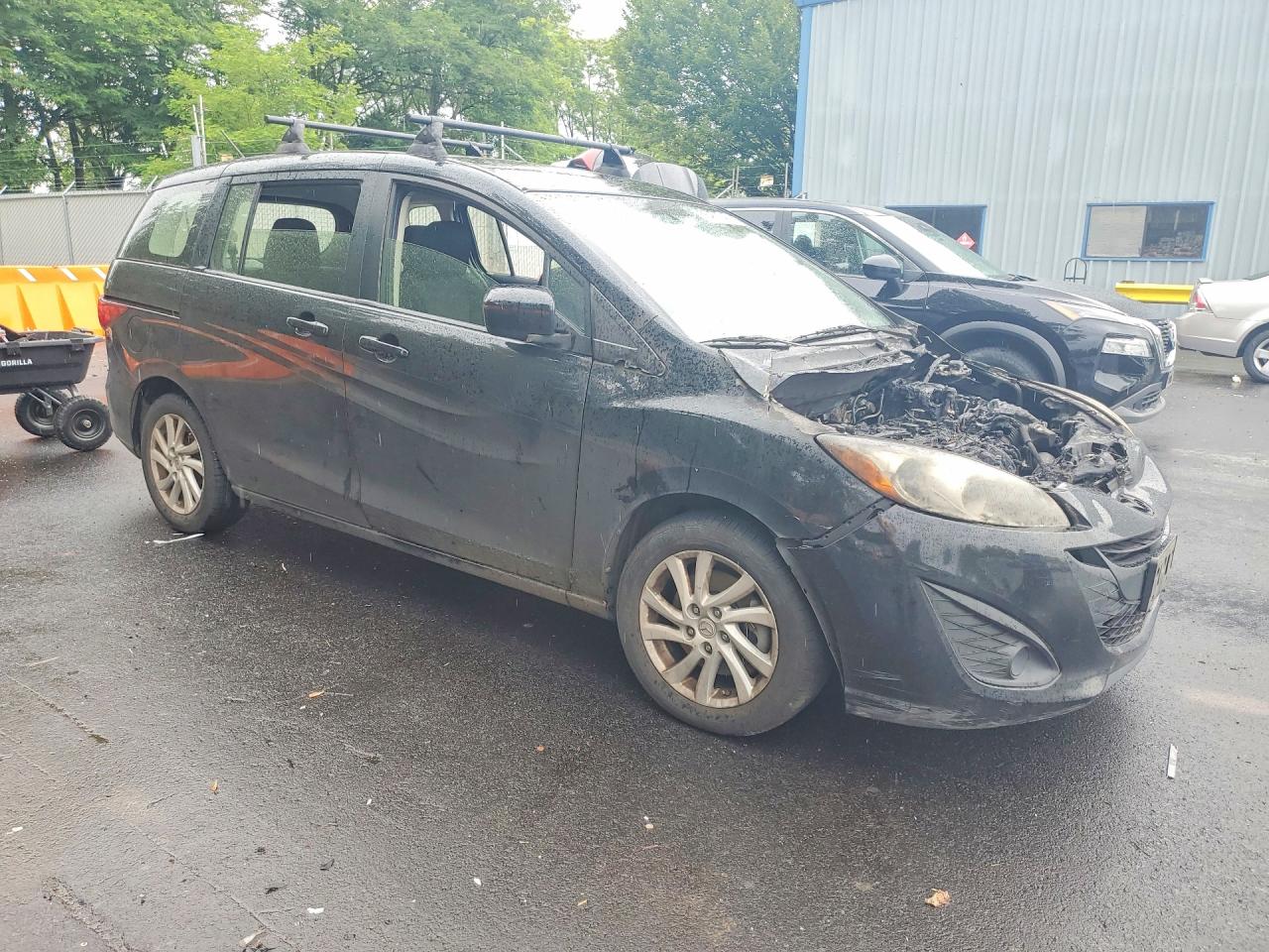 2012 Mazda 5 Black vin: JM1CW2BL7C0132837