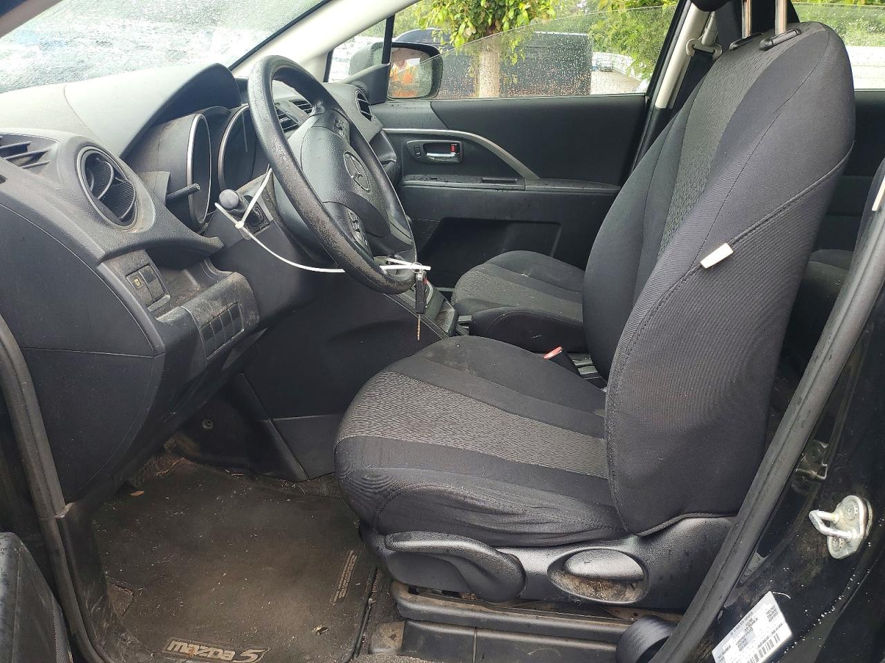 2012 Mazda 5 Black vin: JM1CW2BL7C0132837