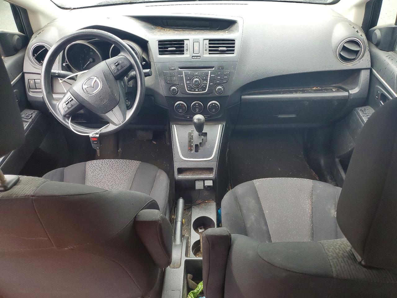 2012 Mazda 5 Black vin: JM1CW2BL7C0132837