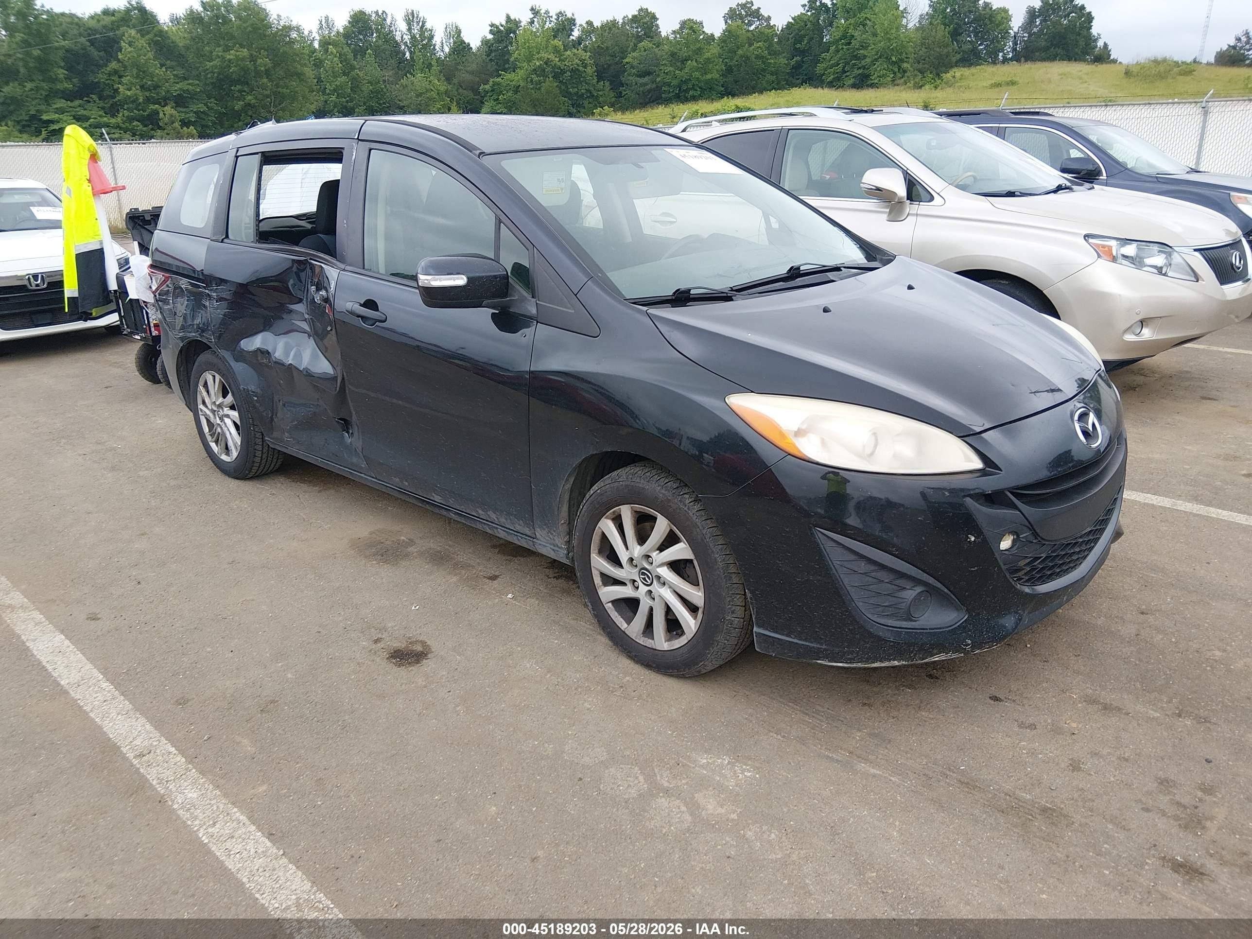 2013 Mazda Mazda5 Sport Black vin: JM1CW2BL7D0155293