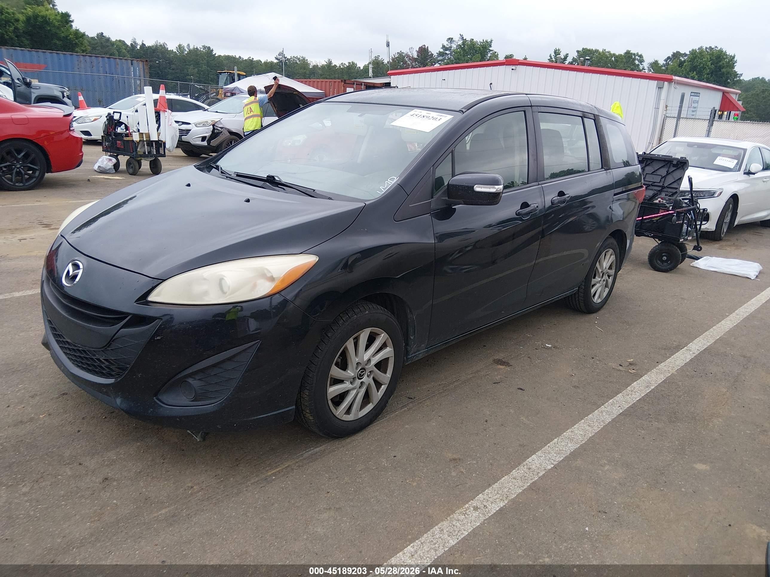 2013 Mazda Mazda5 Sport Black vin: JM1CW2BL7D0155293